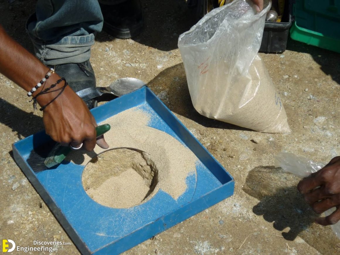 Sand Cone Test Field Density Test By Sand Replacement Method