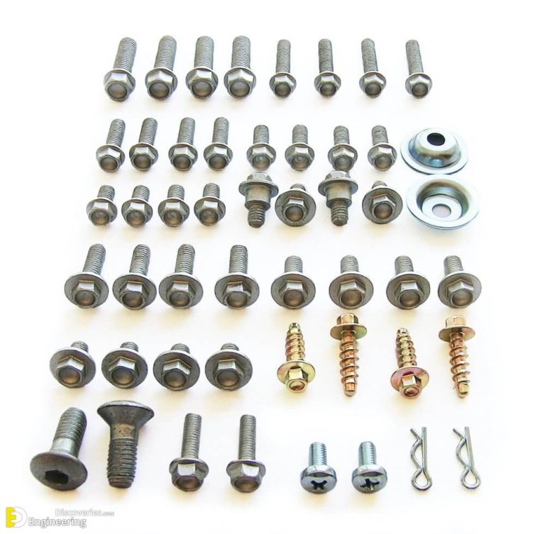 Types And Shapes Of Fasteners Nuts Screw Head And Washers Engineering Discoveries