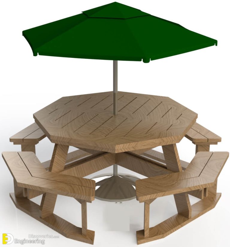 Beautiful Wooden Picnic Table Ideas Engineering Discoveries