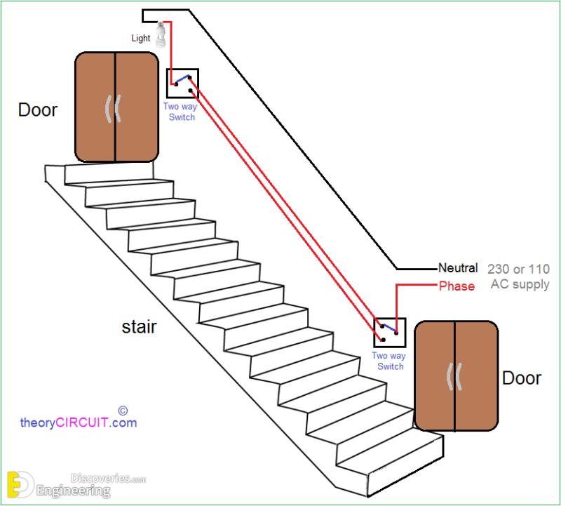 Staircase Switch Wiring Diagram