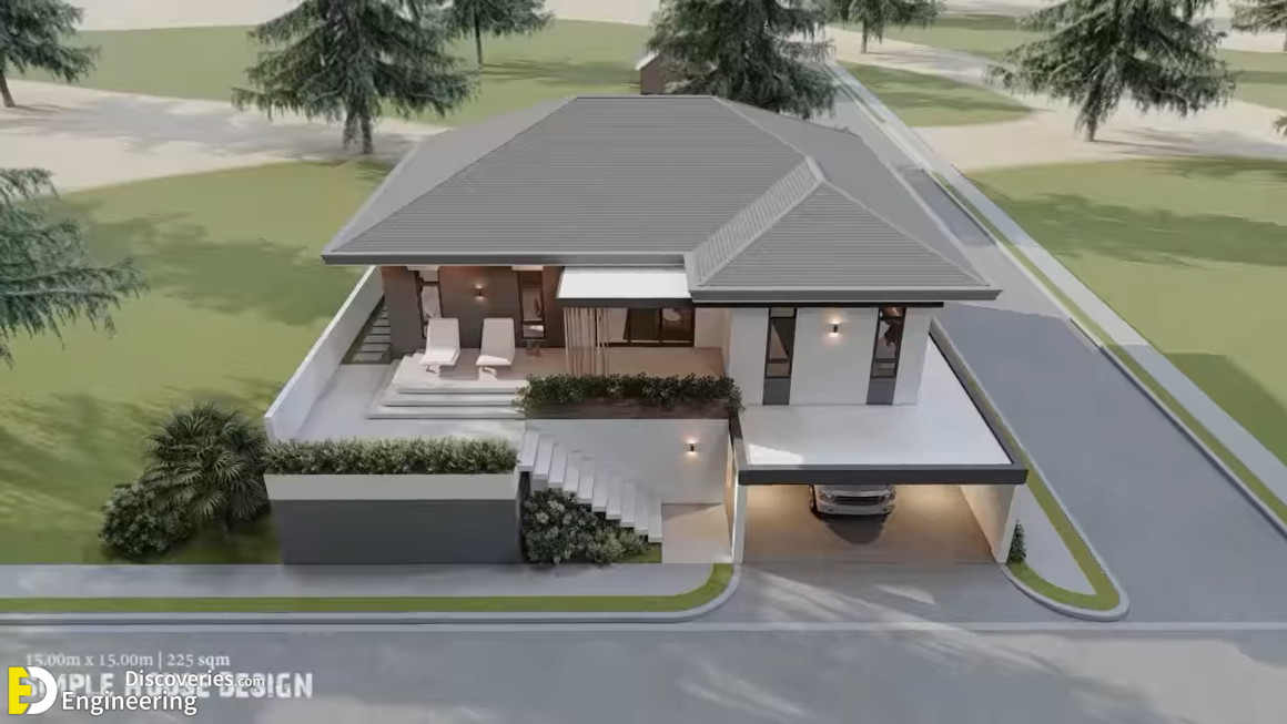 133Sqm Elevated Bungalow House Design Plan 12 30m X 10 80m With 3