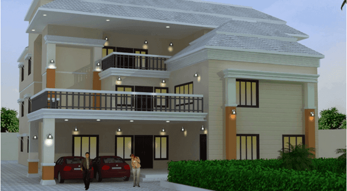 Proposed Four Storey House Design