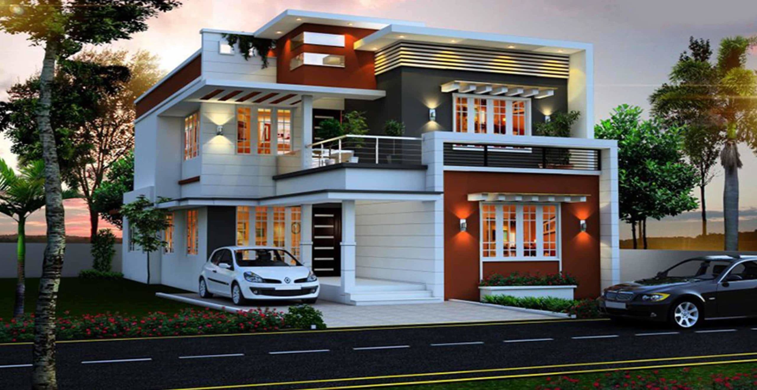 Luxury Houses Front Elevation Design