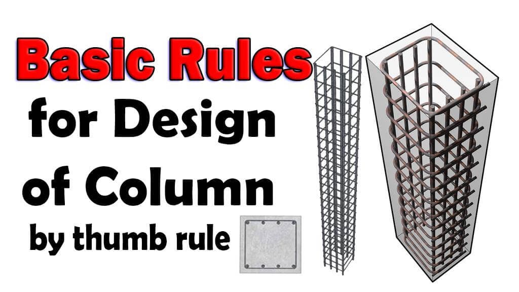 Basic Rule For Design Of Column