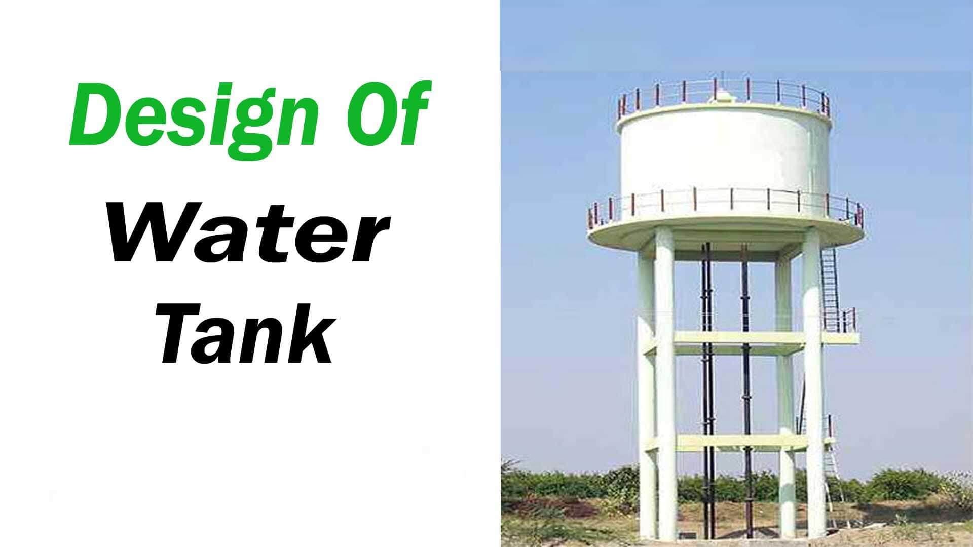 Design Of Water Tank