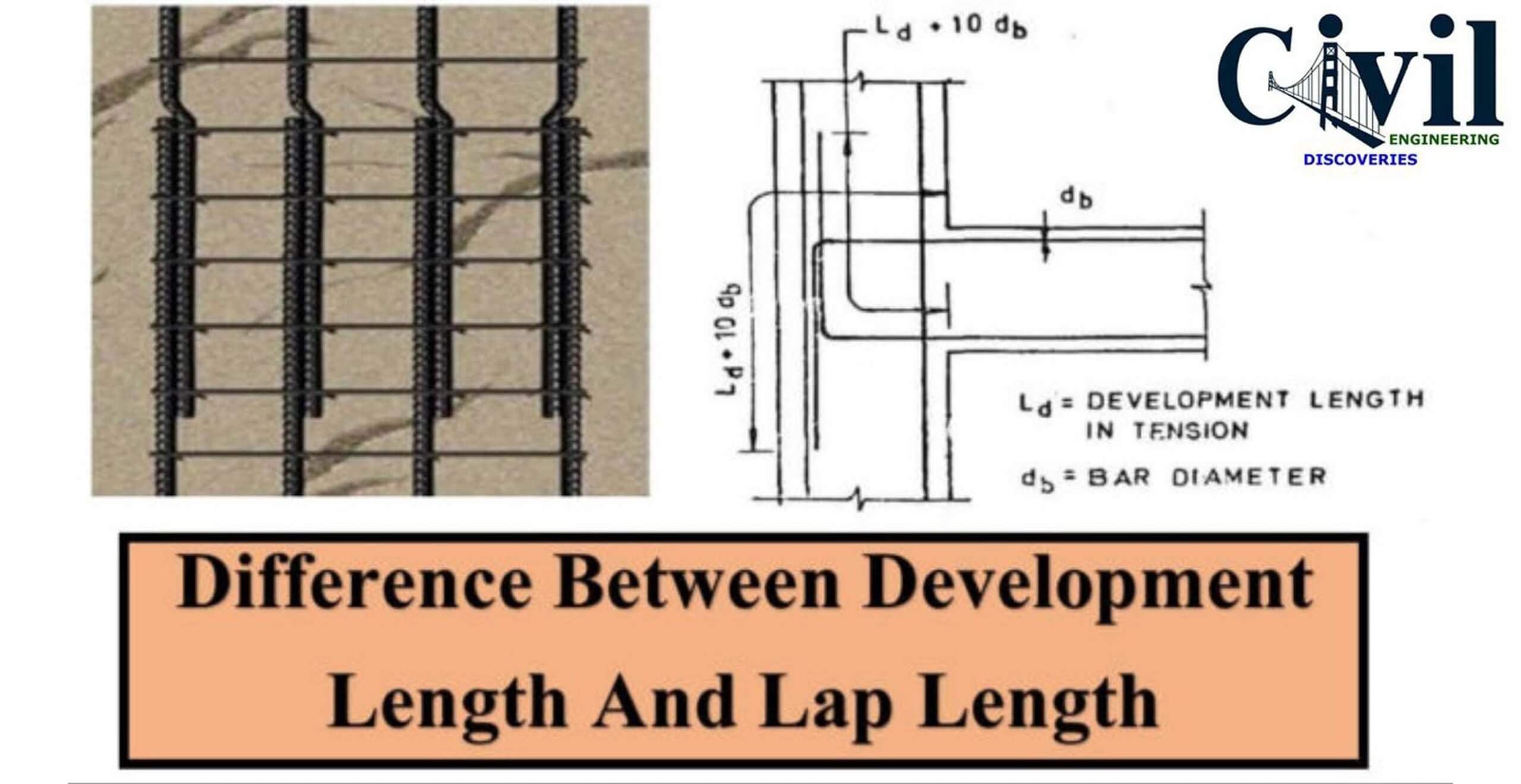 Difference Between Development Length And Lapping Length