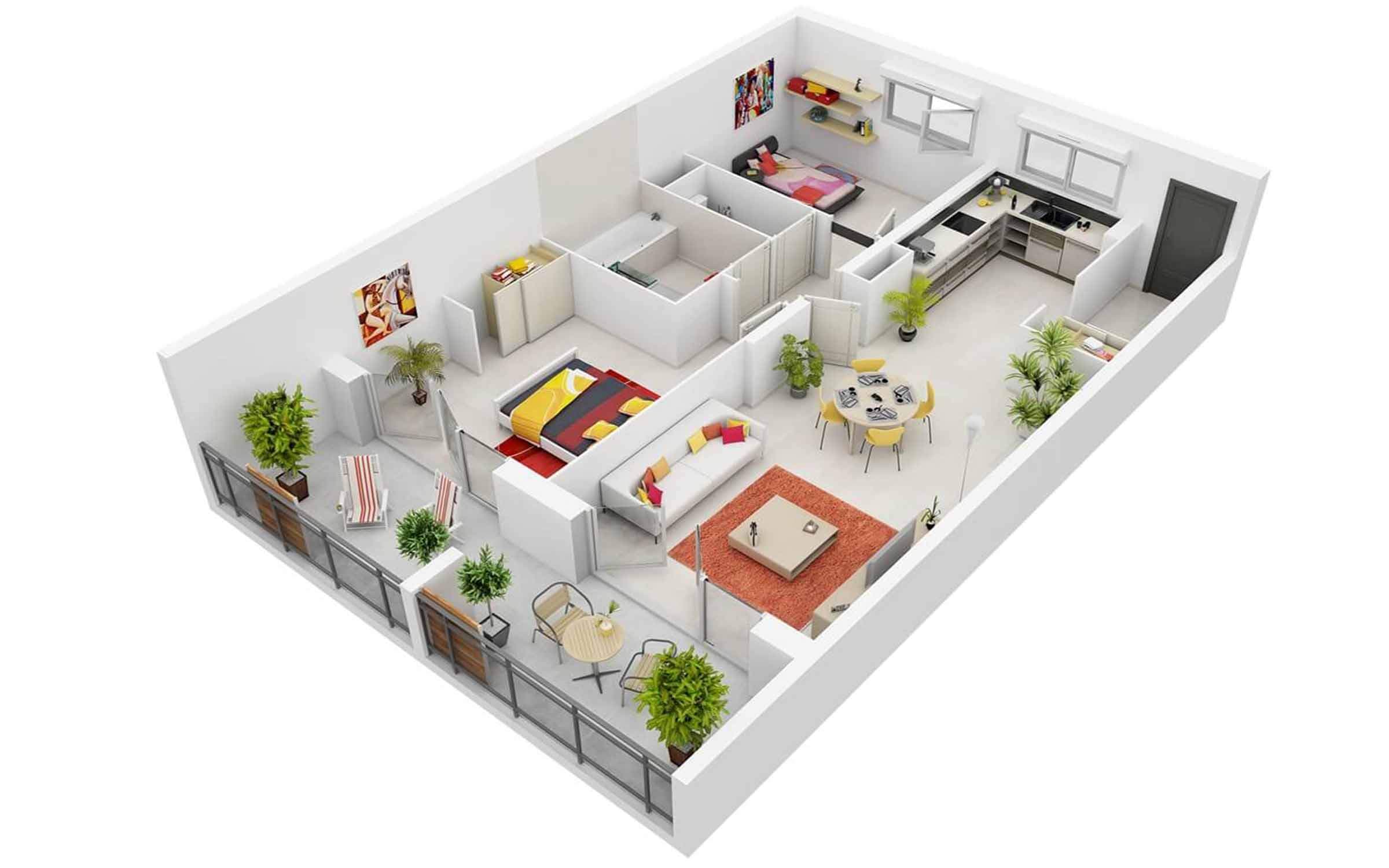 Exquisite House/Apartment Floor Plans