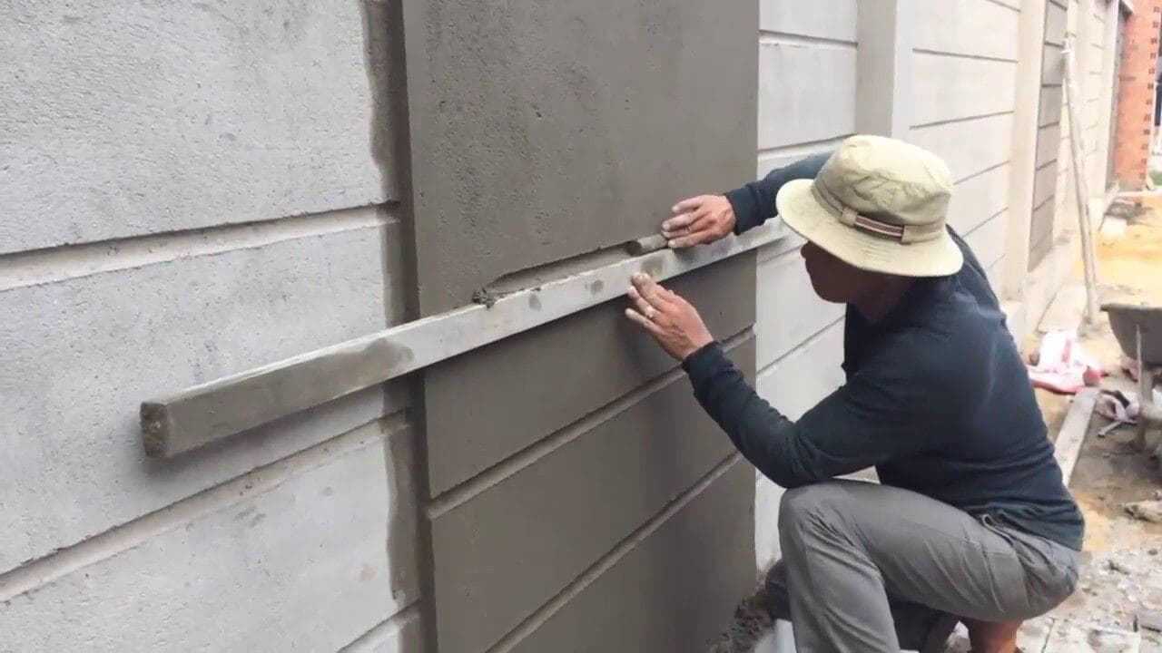 How To Make A Professional Wall Using Sand And Cement Ratio 1/11