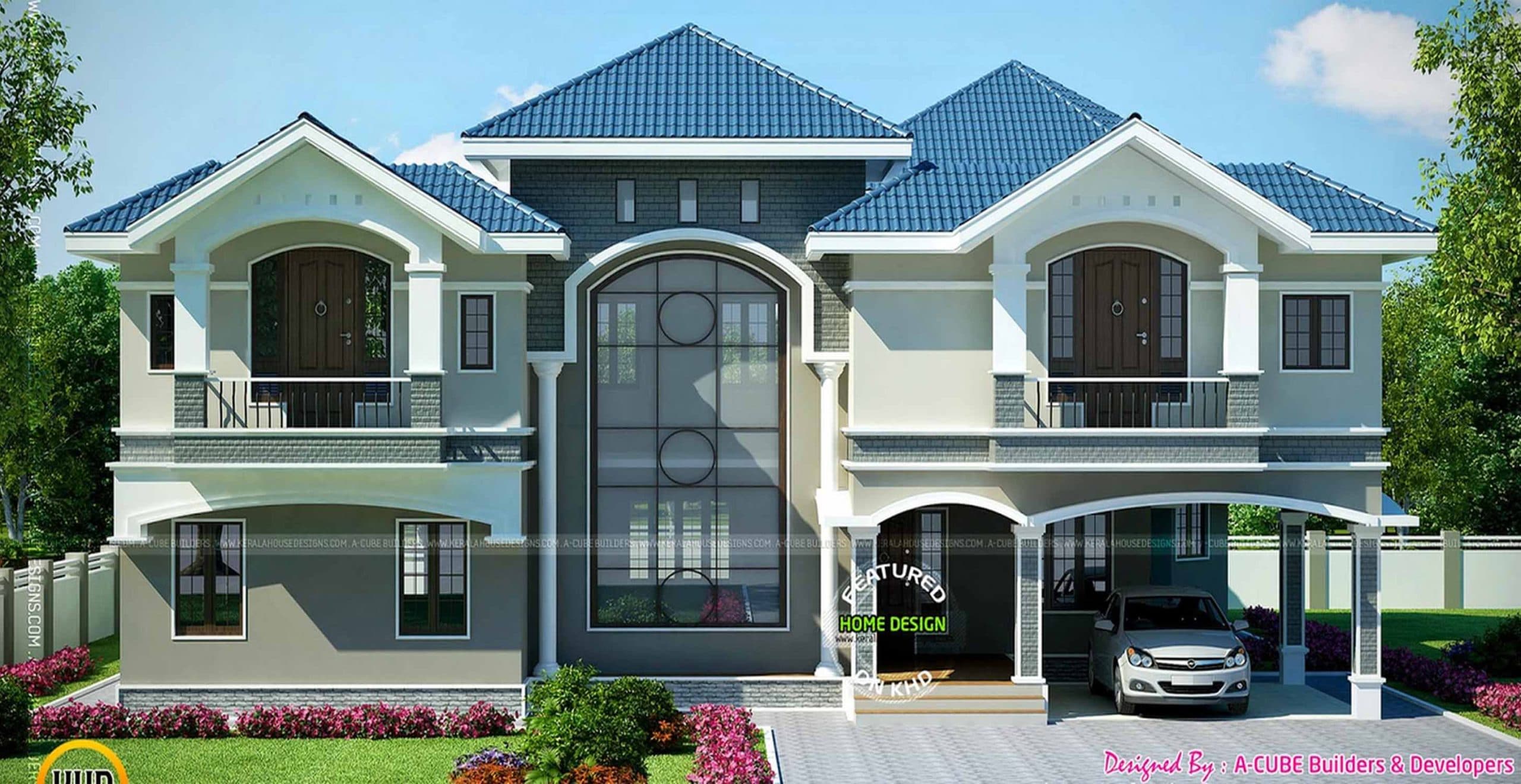 Modern Beautiful Duplex House Design