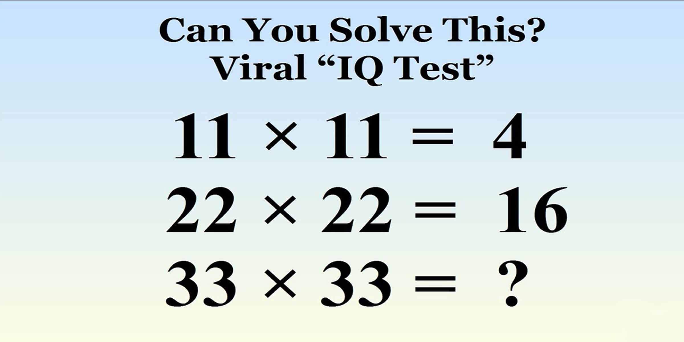 “Only Geniuses Can Solve” The Viral 11×11 = 4 Puzzle. The Correct Answer Explained