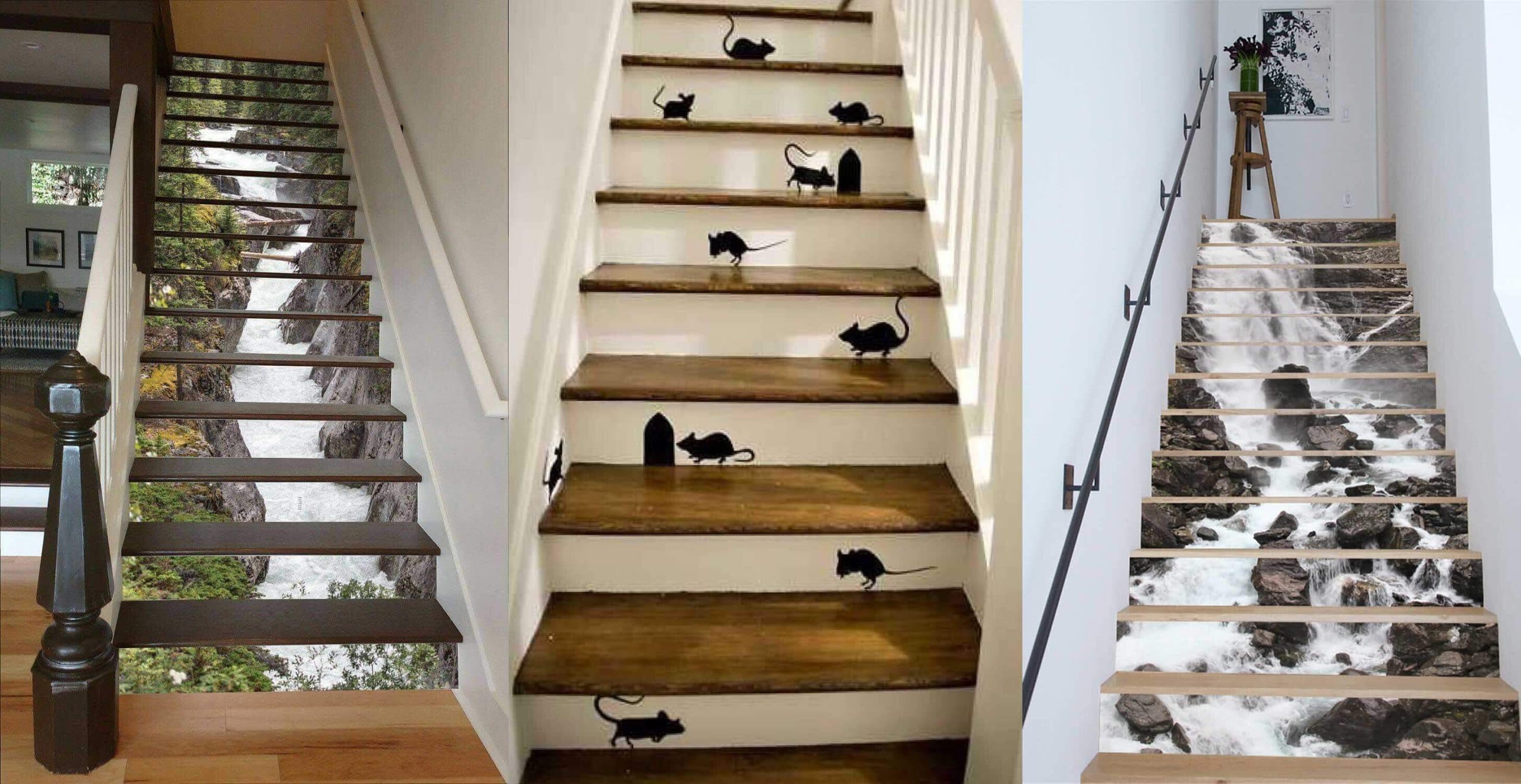Amazing 3D Staircase Risers decoration