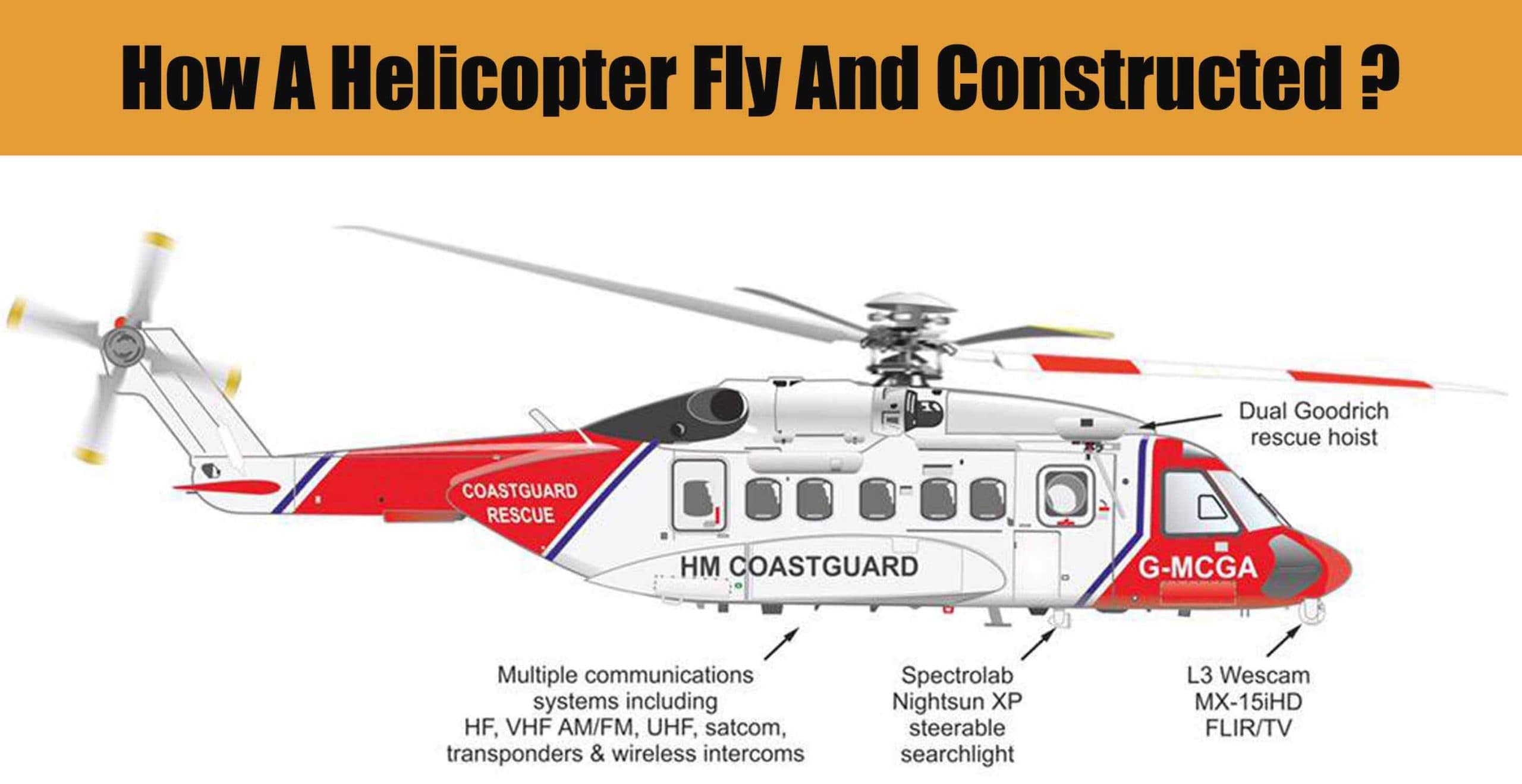 How A Helicopter Fly And Constructed ?