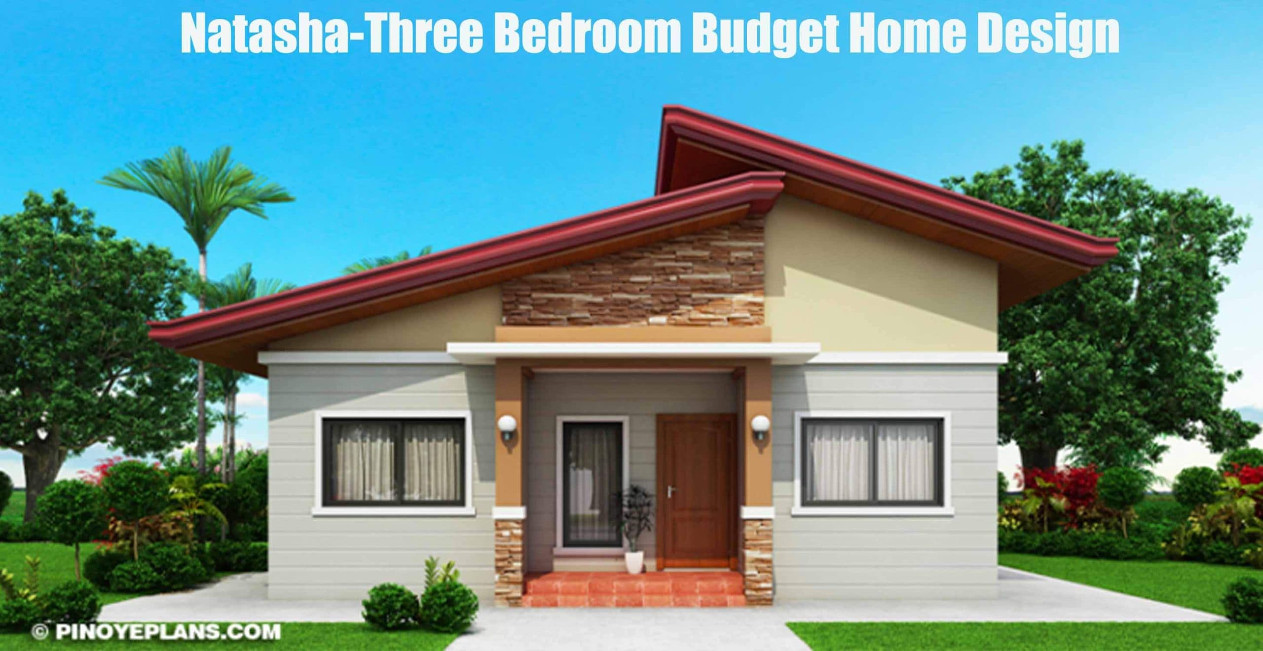 Natasha-Three Bedroom Budget Home Design