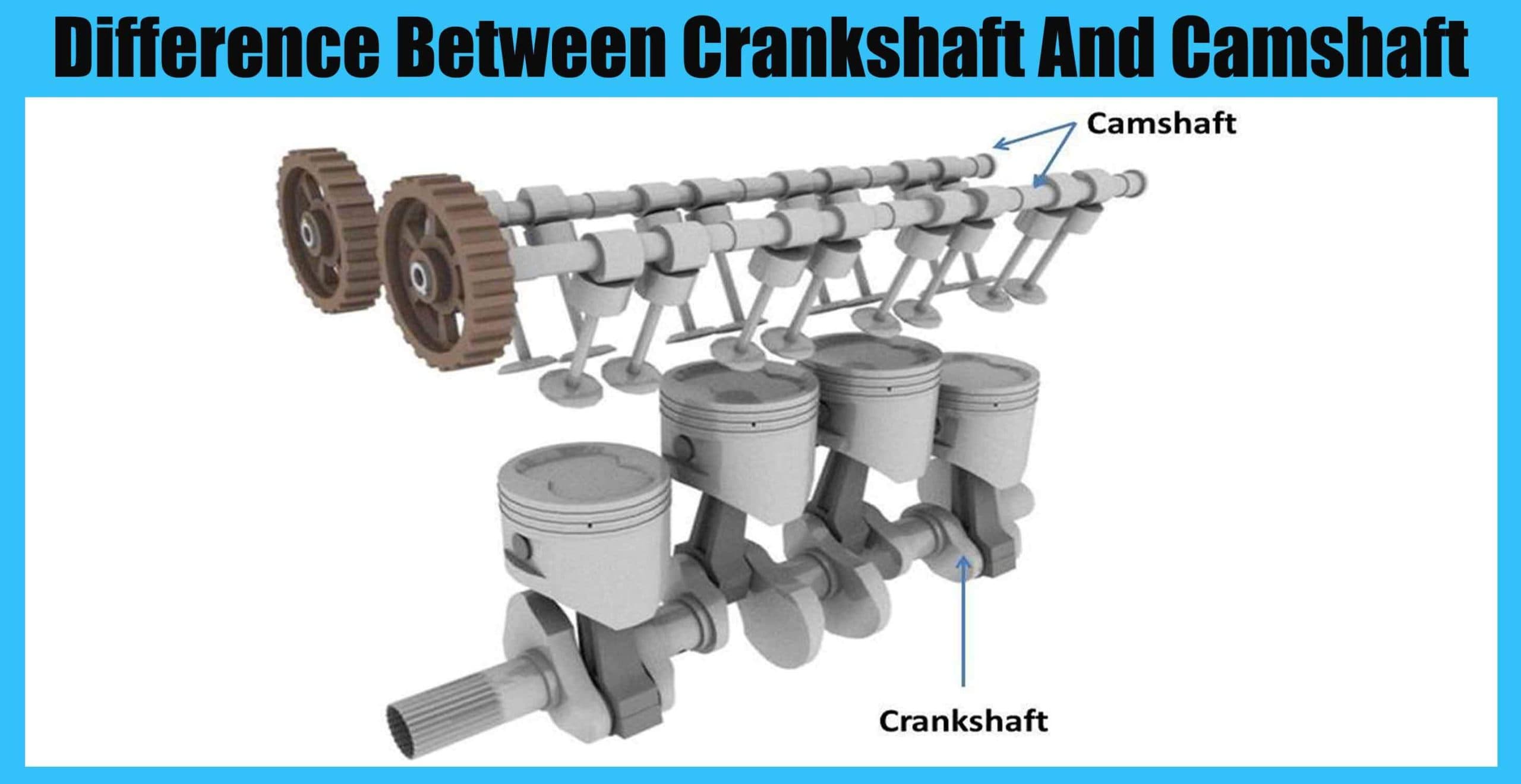Difference Between Crankshaft And Camshaft