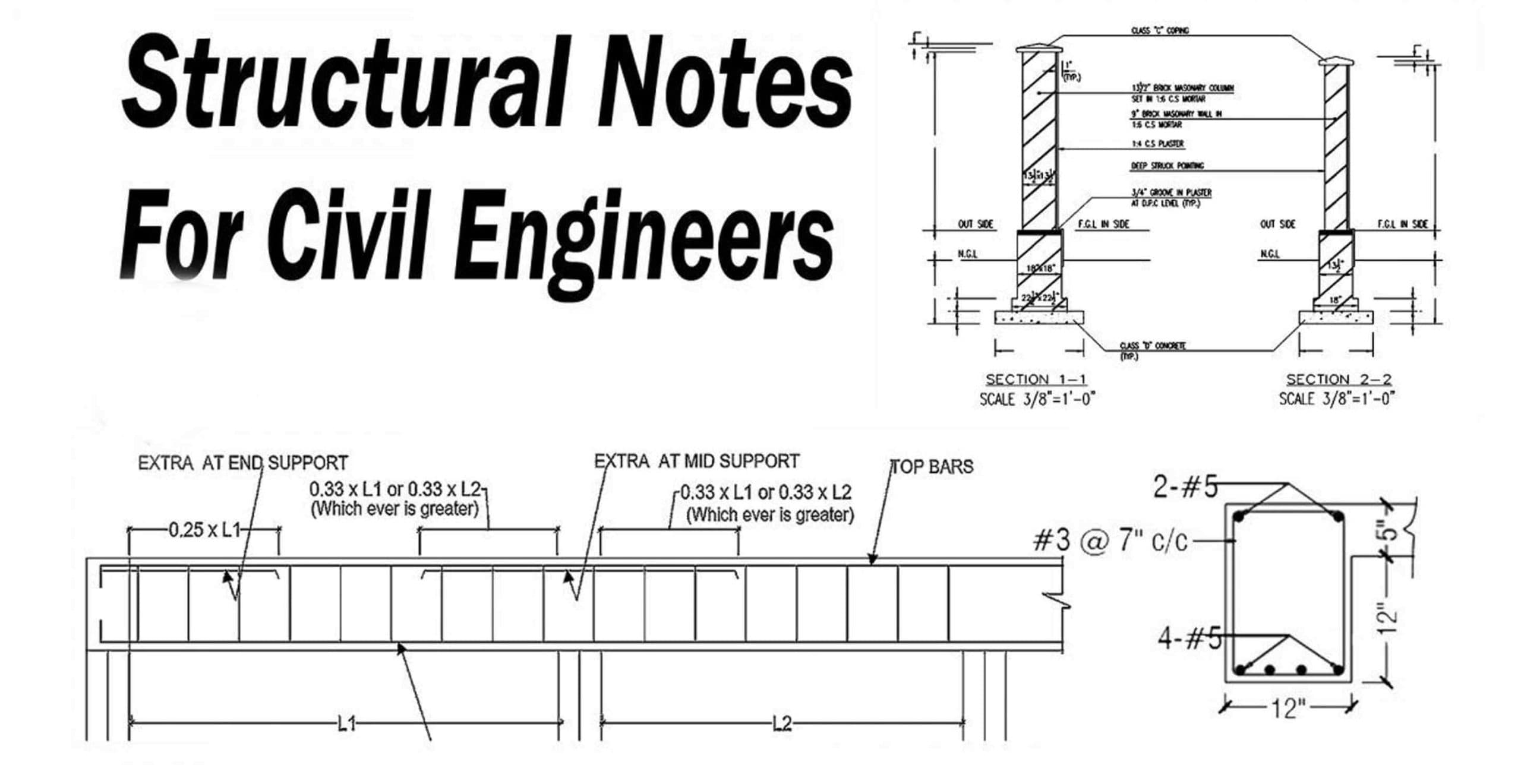Structural Notes For Civil Engineers
