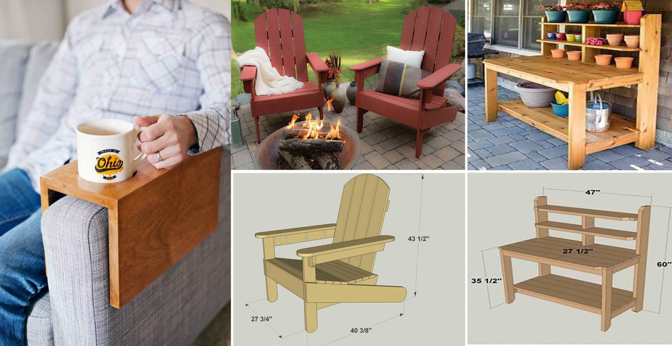 20 DIY Furniture And Woodworking Projects