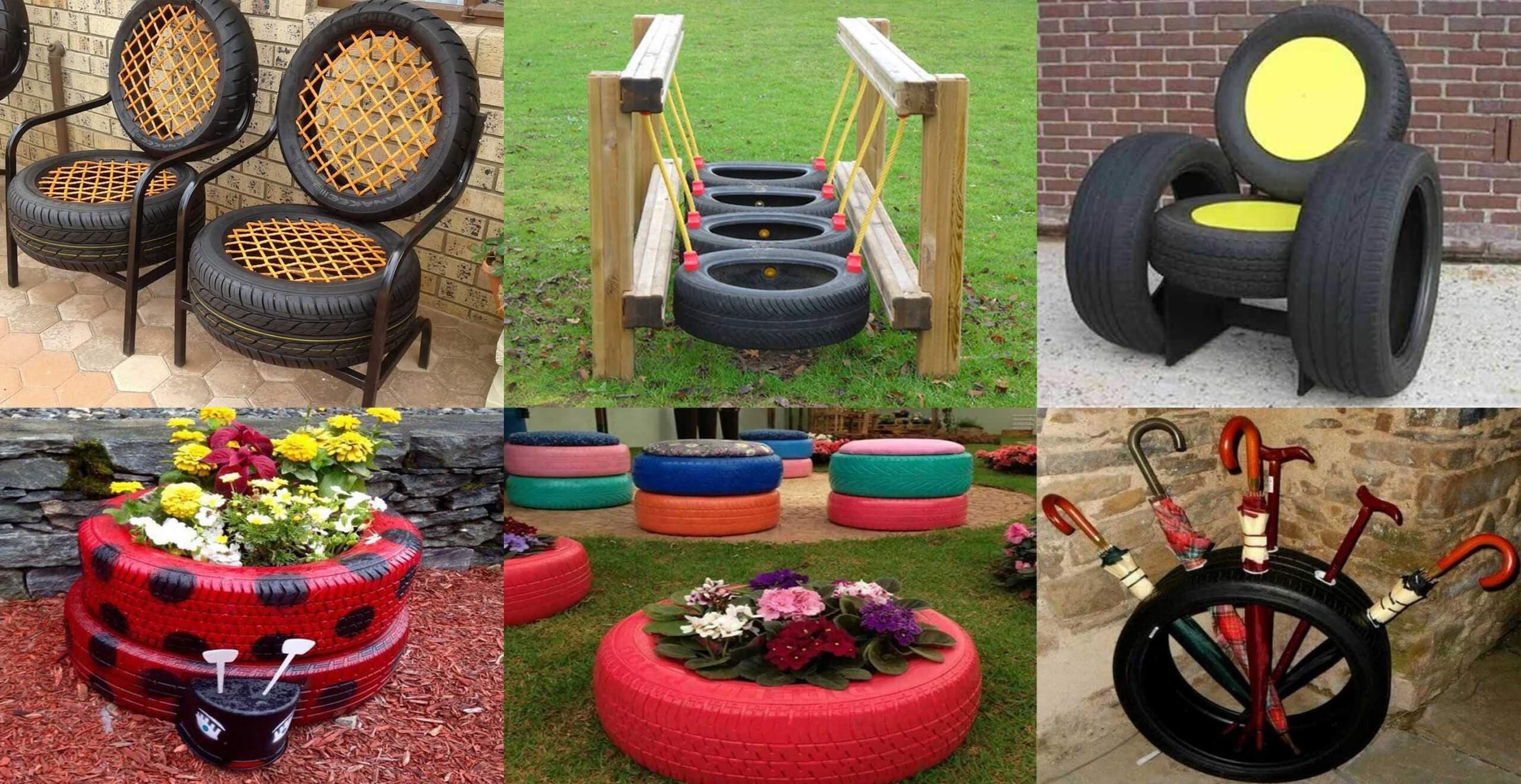 Brilliant Ways To Reuse And Recycle Old Tires !