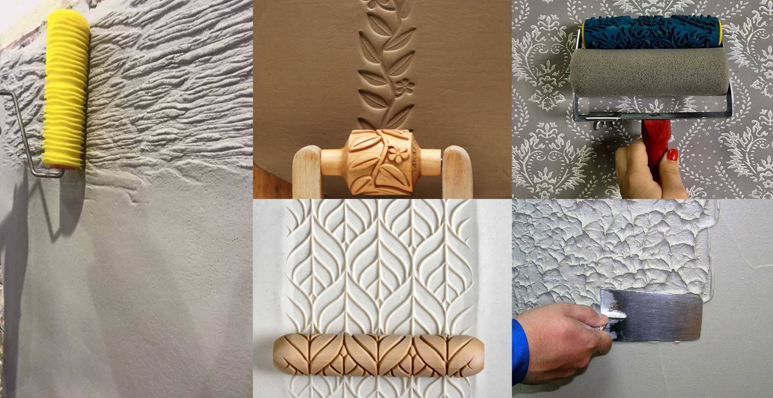 50 Wall Texture Ideas, Learn How To use Decorative Roller