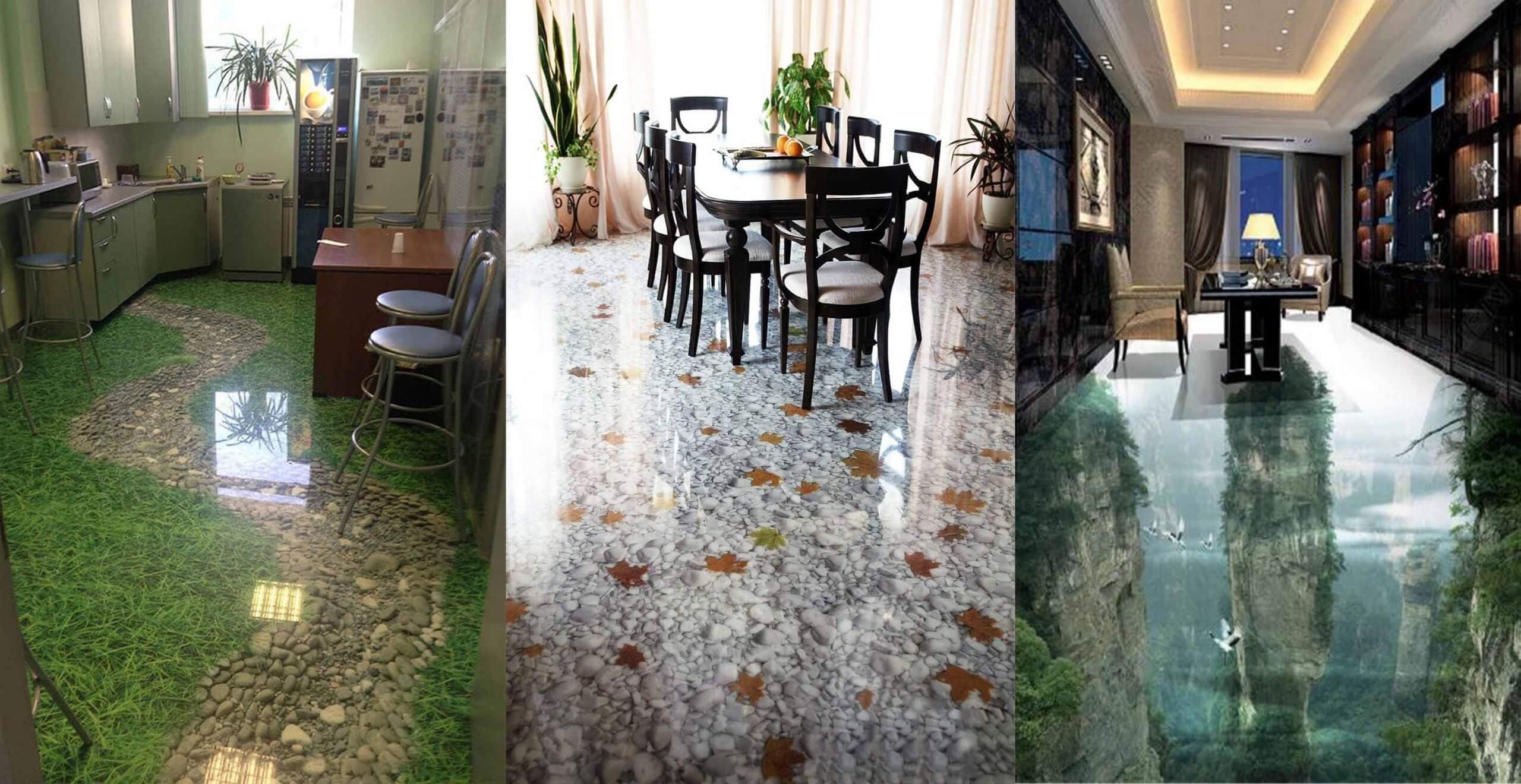 Amazing 3D Floor Ideas for Home Decoration