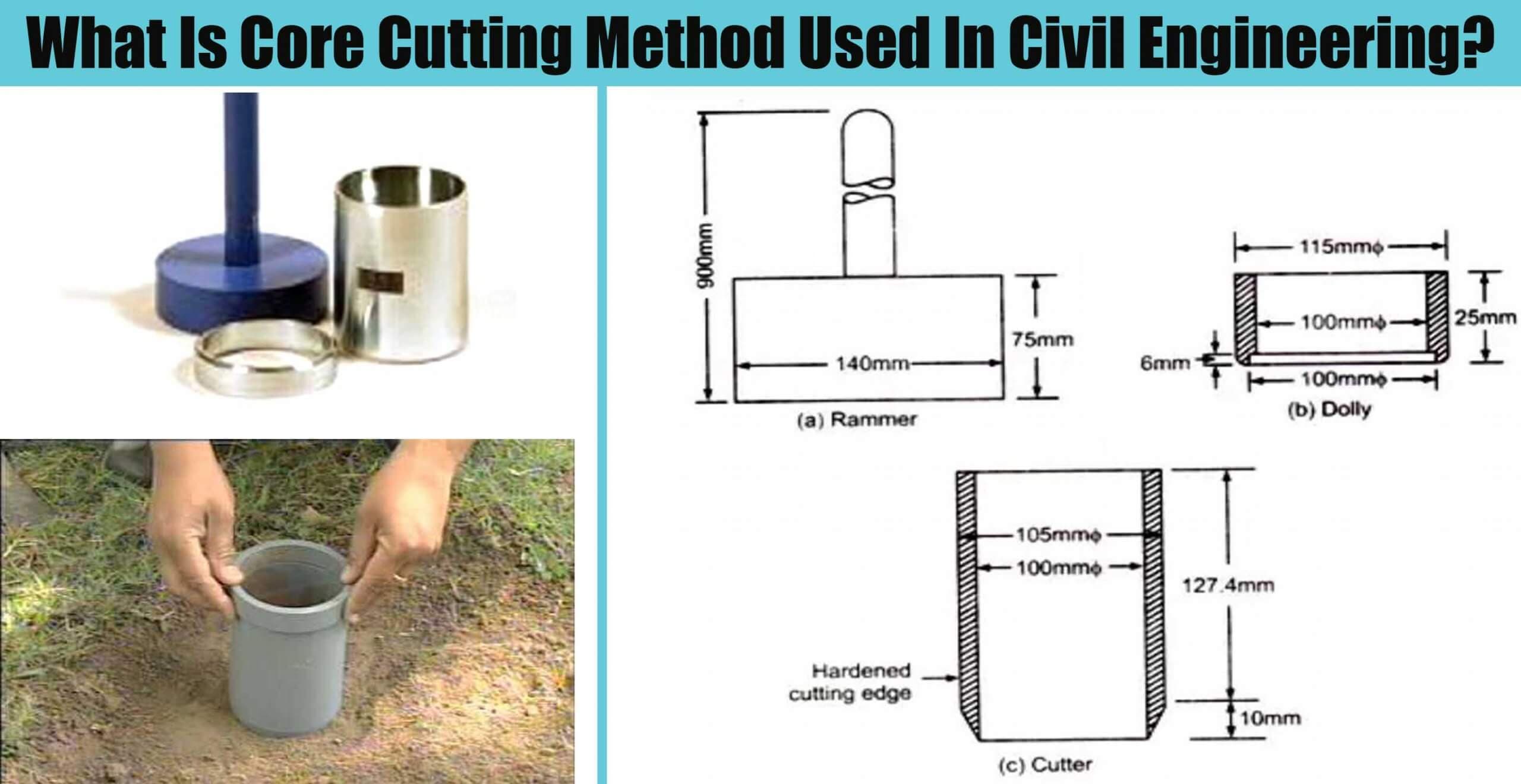 What Is Core Cutting Method Used In Civil Engineering?