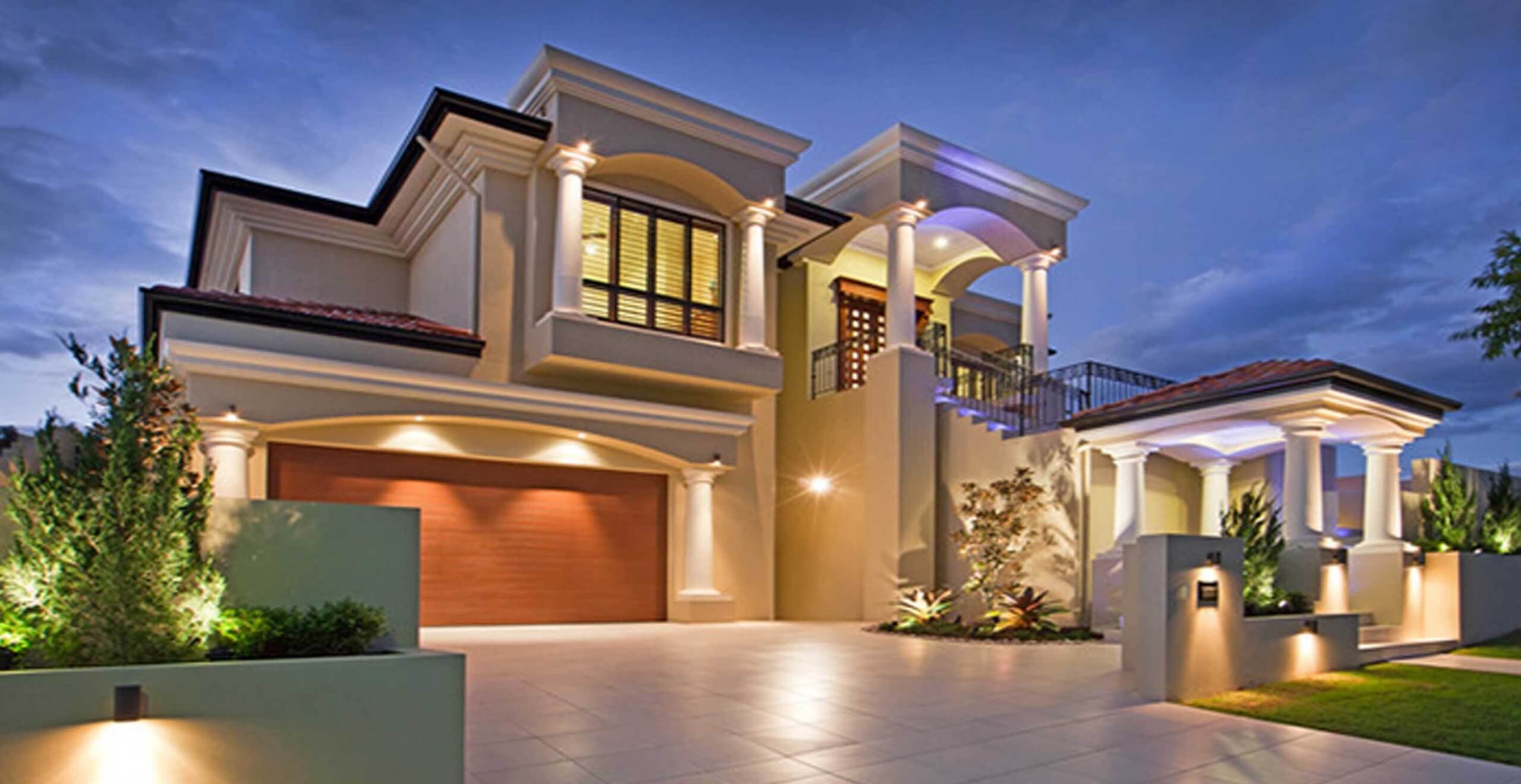 Mediterranean Style House Build With James Hardi Columns