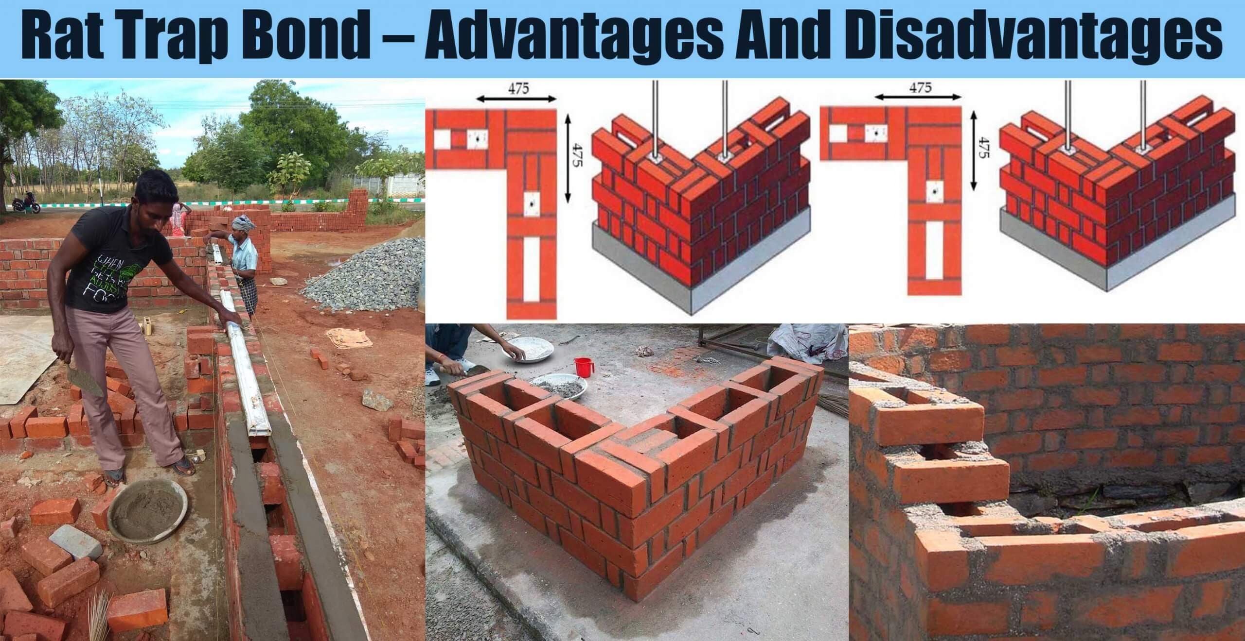 Rat Trap Bond – Advantages And Disadvantages