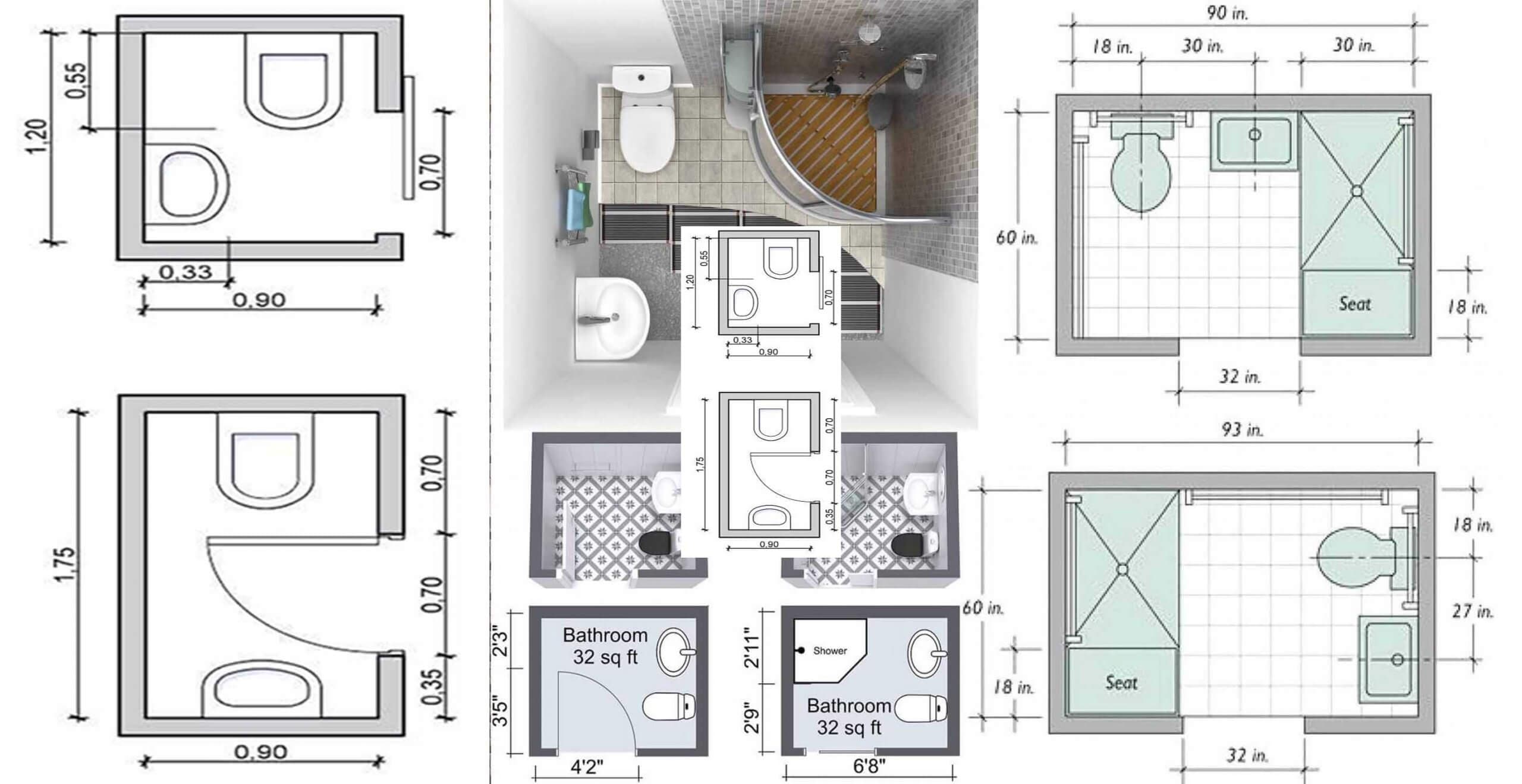 Bathroom Dimension Design Ideas For 2020