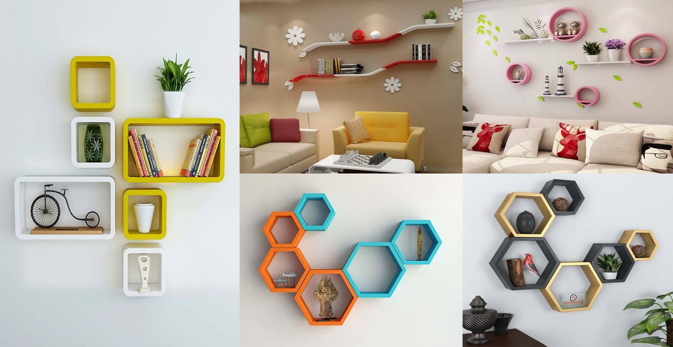 Unique Wall Shelves That Make Living Room Look Beautiful