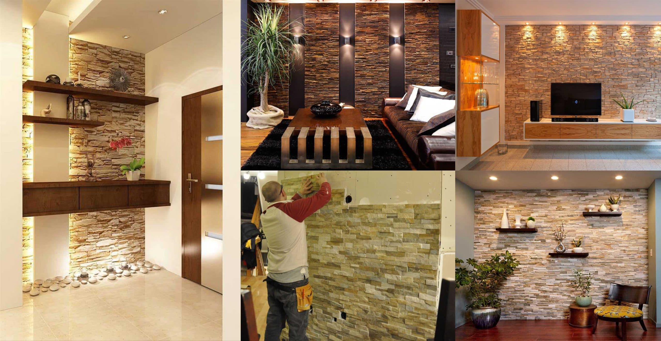 40 Amazing Ideas For Decorating Your Walls With Stones