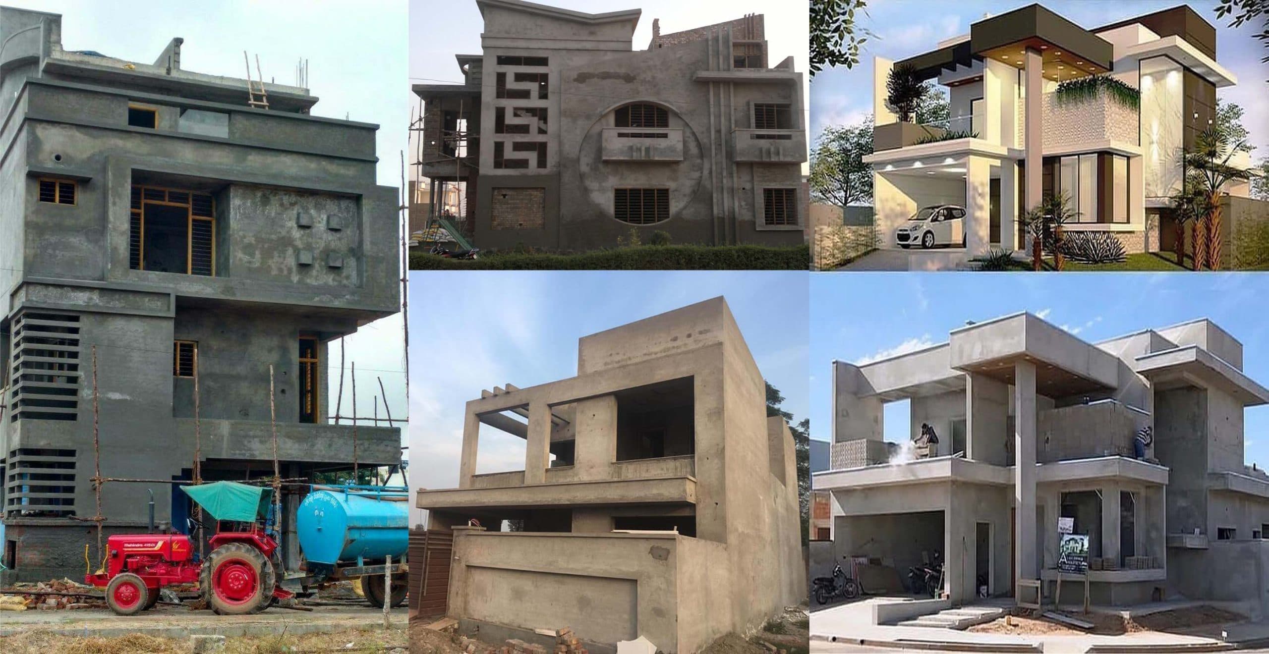 Beautiful Houses Under Construction