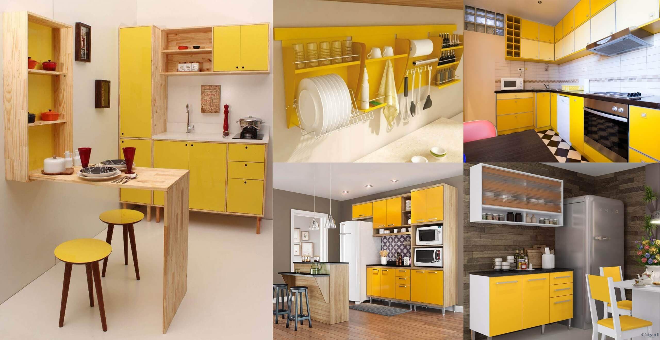 35 Beautiful Yellow Kitchen Ideas