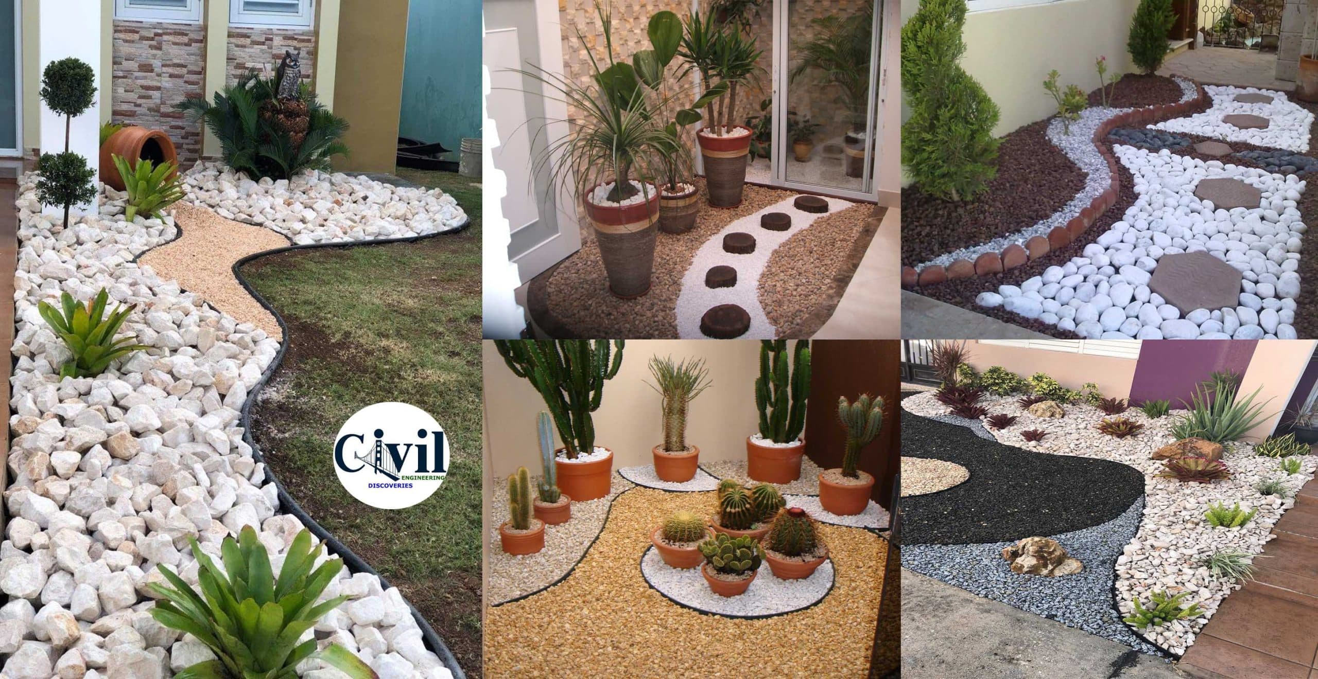Garden Decoration Ideas With Stones For Natural Look Of The Garden
