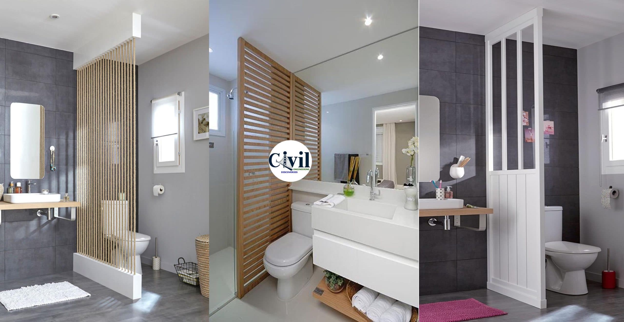 Amazing Bathroom Divider Ideas You Will Admire