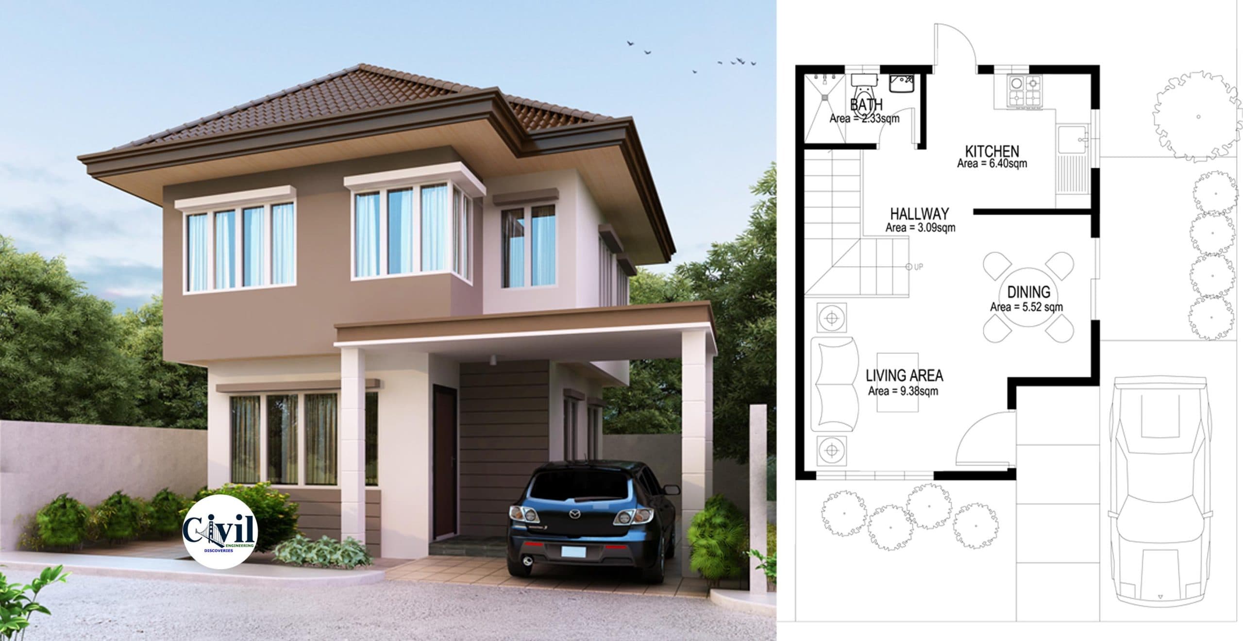 Two Story House Plans Series: PHP-2014003