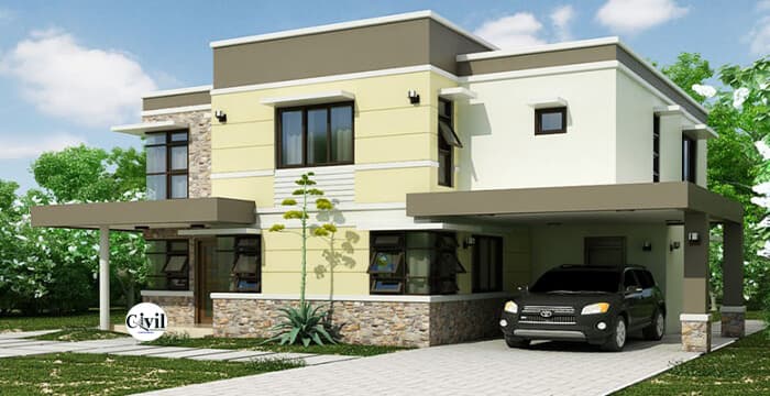 Blanca-Two Story House Design With 4-Beds