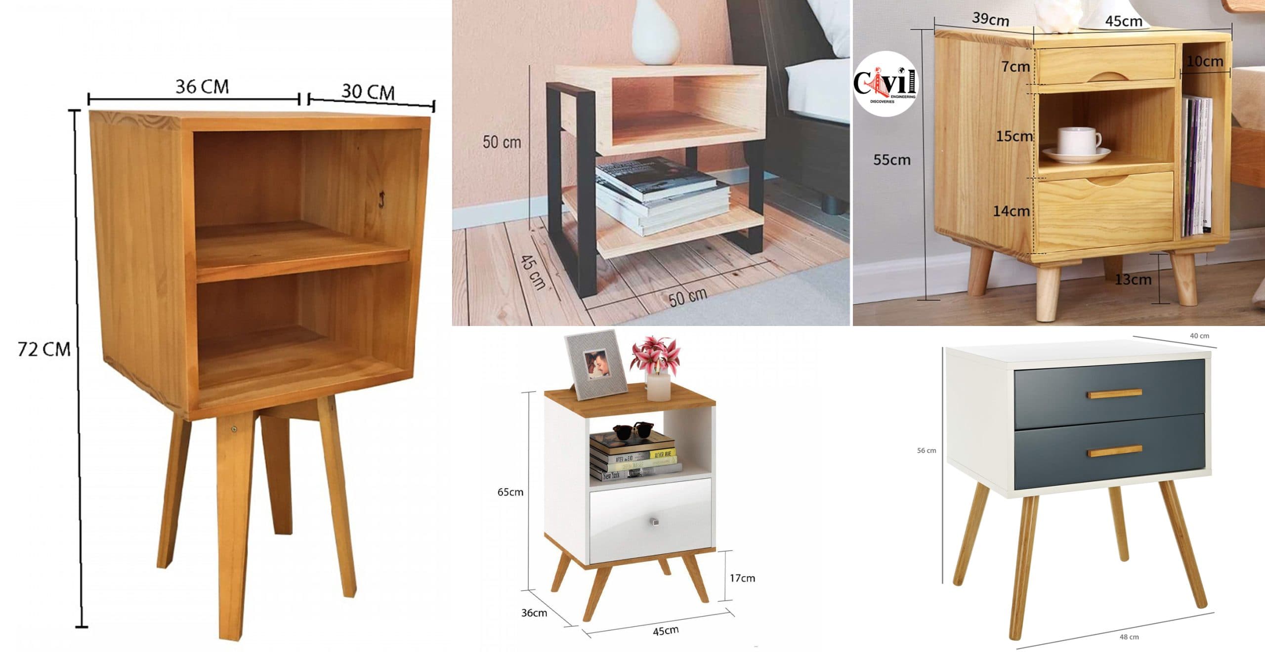 Standard Wooden Table Sizes/dimensions For Living Room And Bedroom