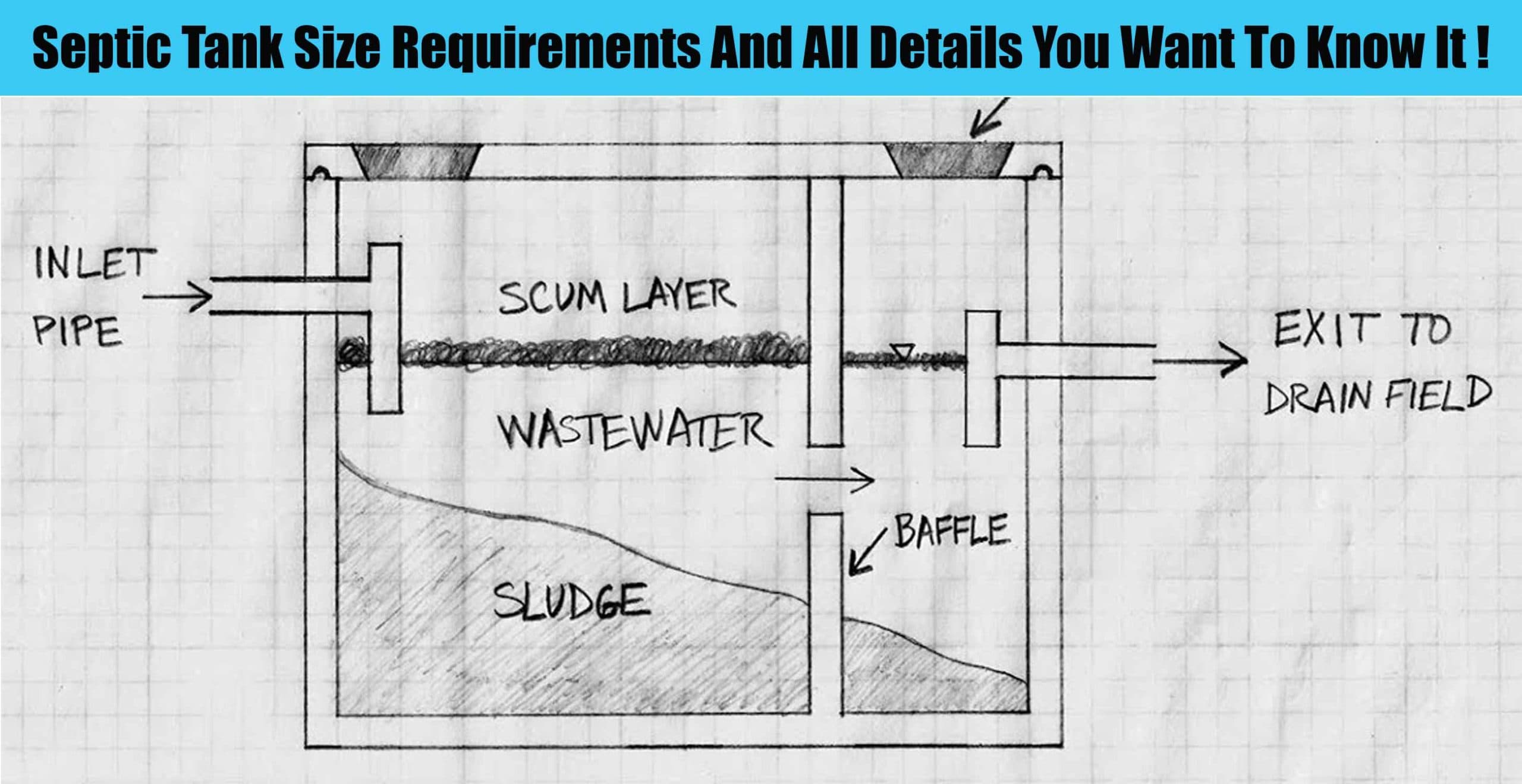 Septic Tank Size Requirements And All Details You Want To Know It !