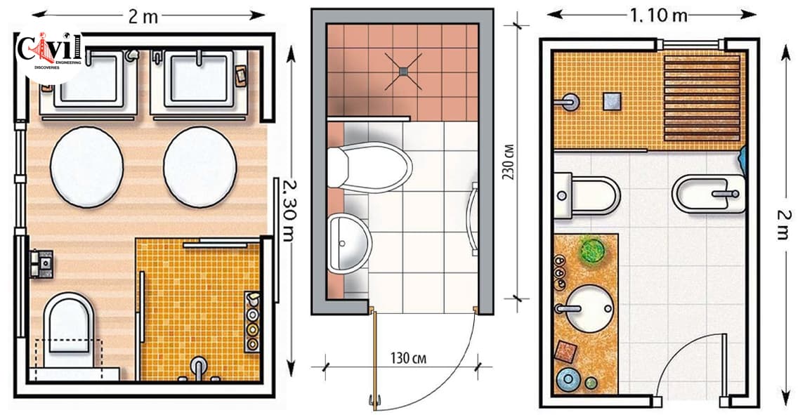 Bathroom Layout Dimensions
