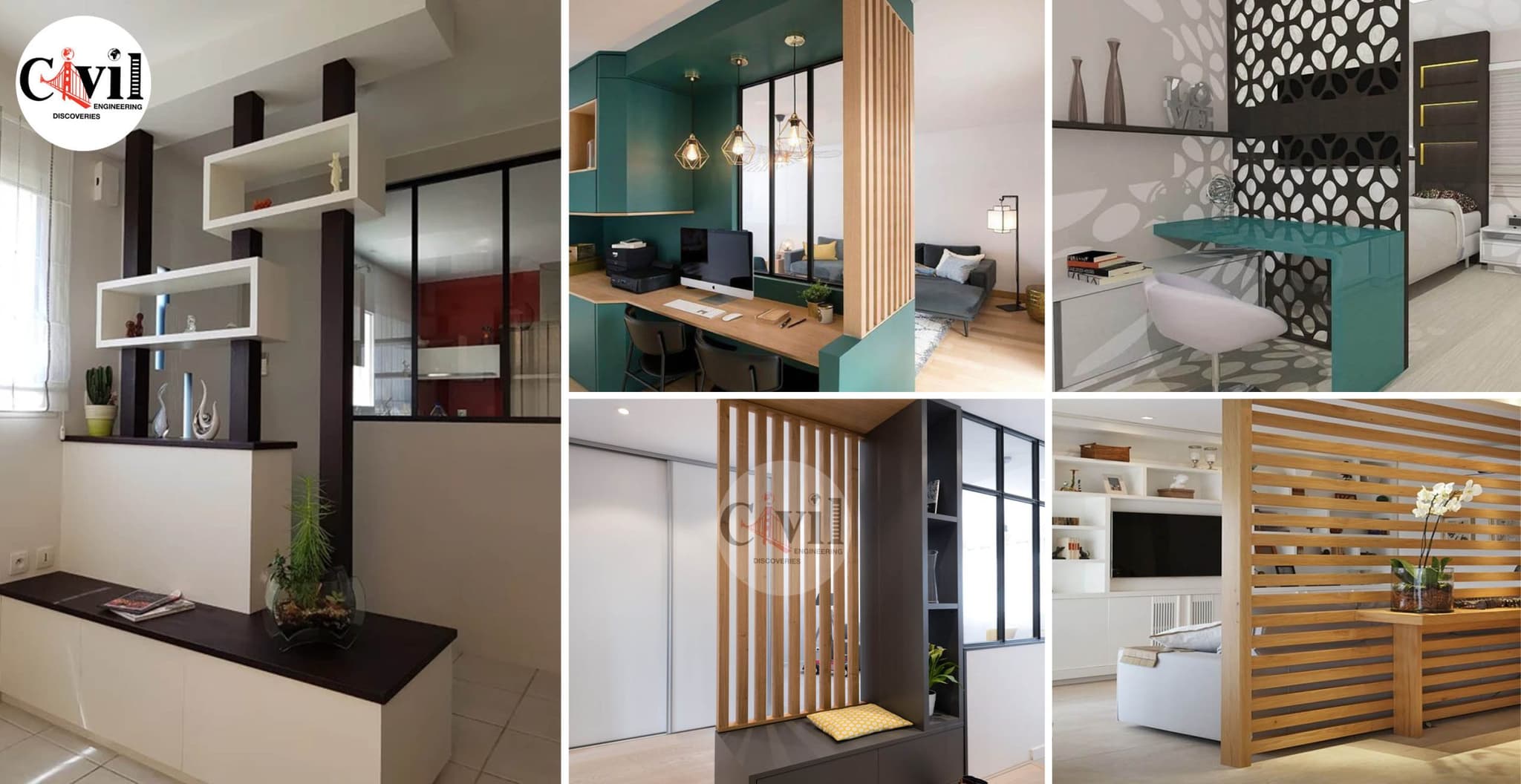 Most Beautiful And Creative Partition Wall Design Ideas | Engineering ...