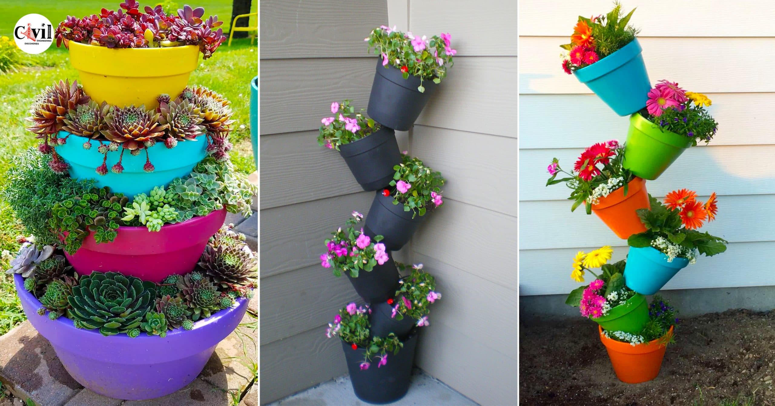Flower Pot Examples Beautiful Flower Pot Ideas To Inspire Yourself | Engineering Discoveries