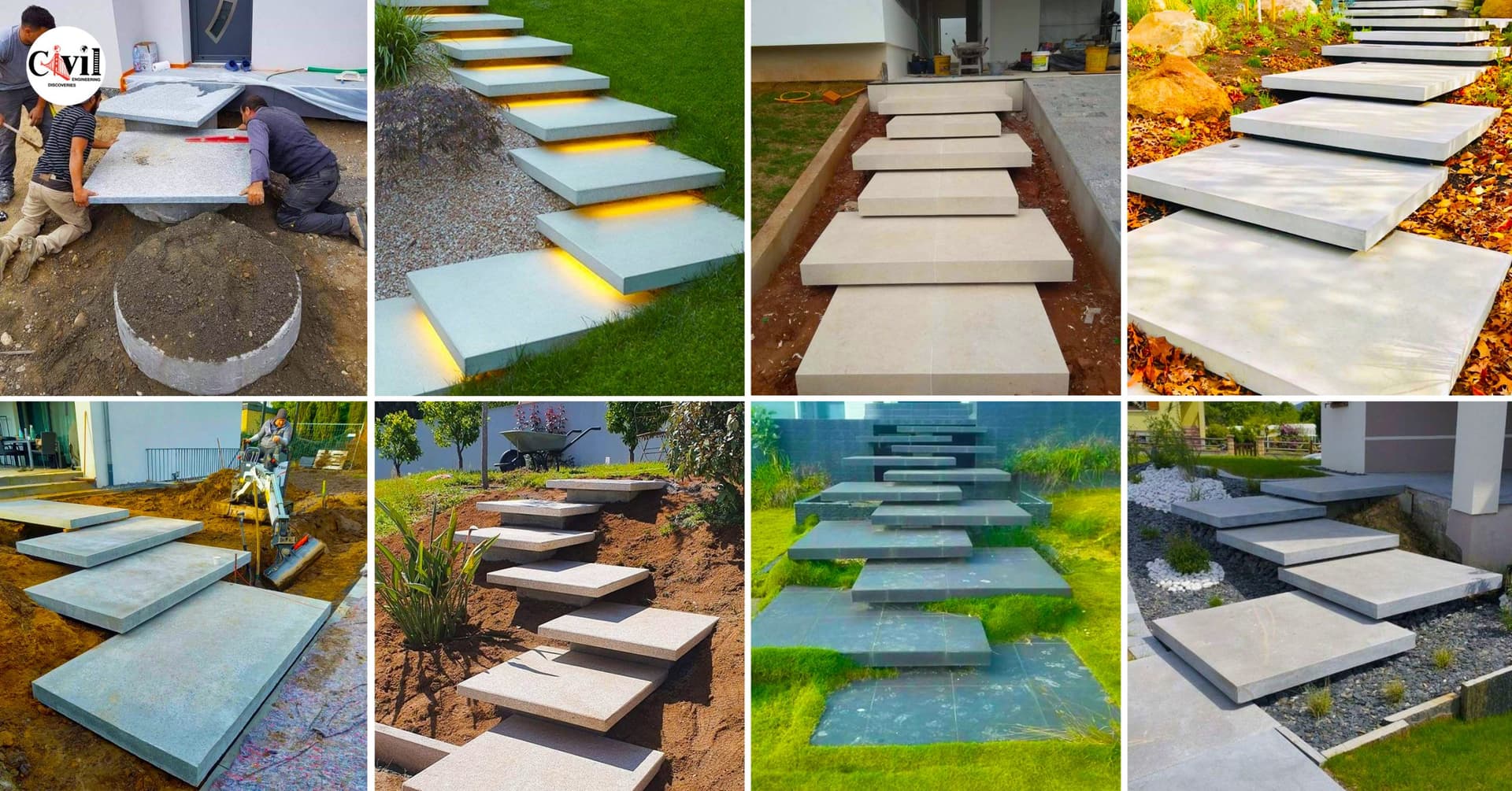 Float Type Step How To Make Fantastic Floating Outdoor Steps | Engineering Discoveries