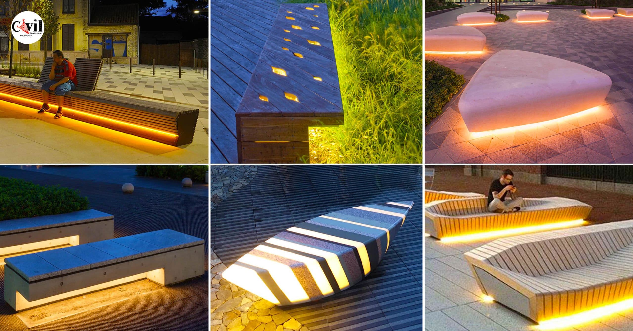 Led Under Seating Innovative Street Seating With Integrated LED Features! | Engineering ...