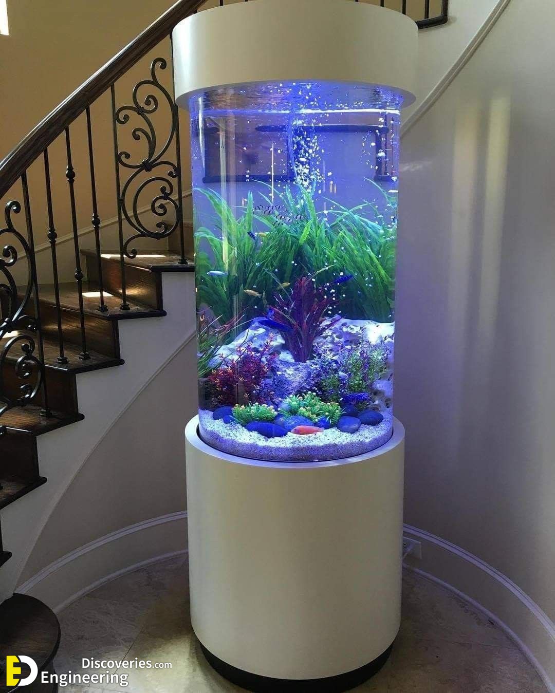 32+Unique Aquarium Designs to Freshen Up Your Home Interior