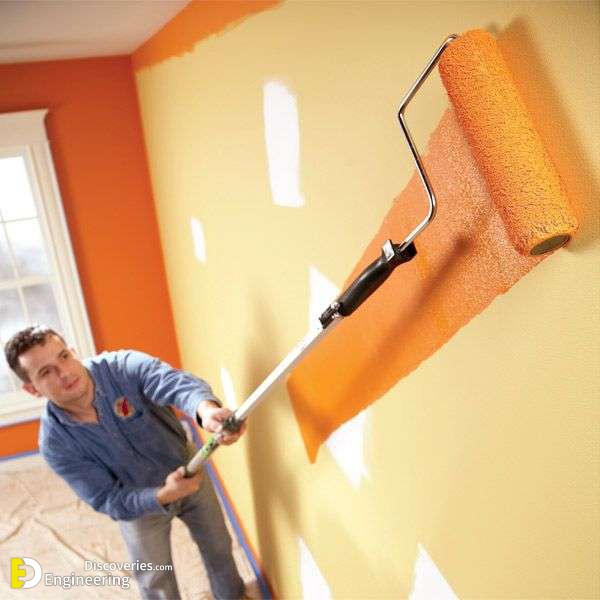 50 Wall Texture Ideas, Learn How To use Decorative Roller - Engineering  Discoveries