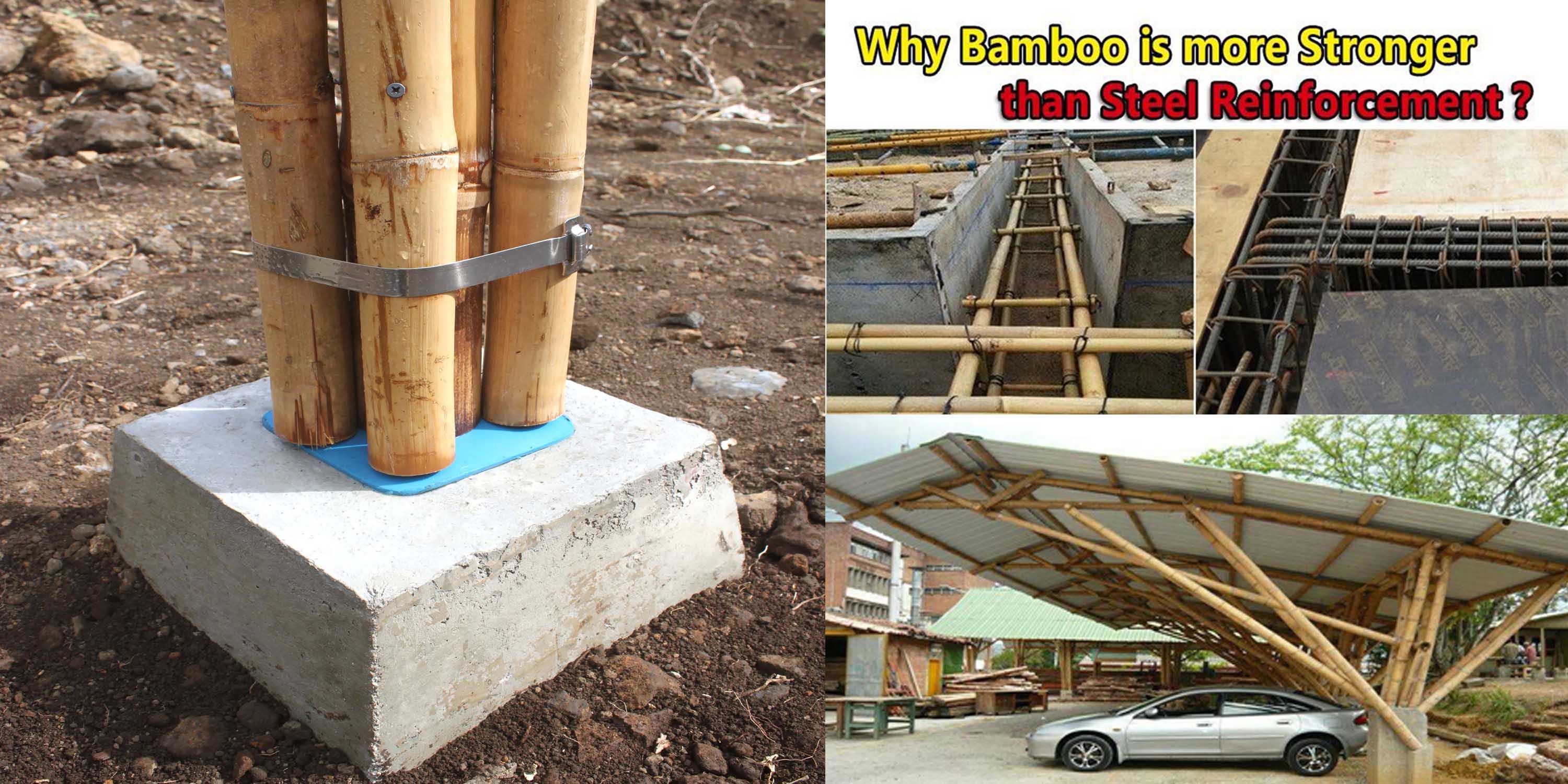 Why Bamboo Is More Stronger Than Steel Reinforcement? Engineering