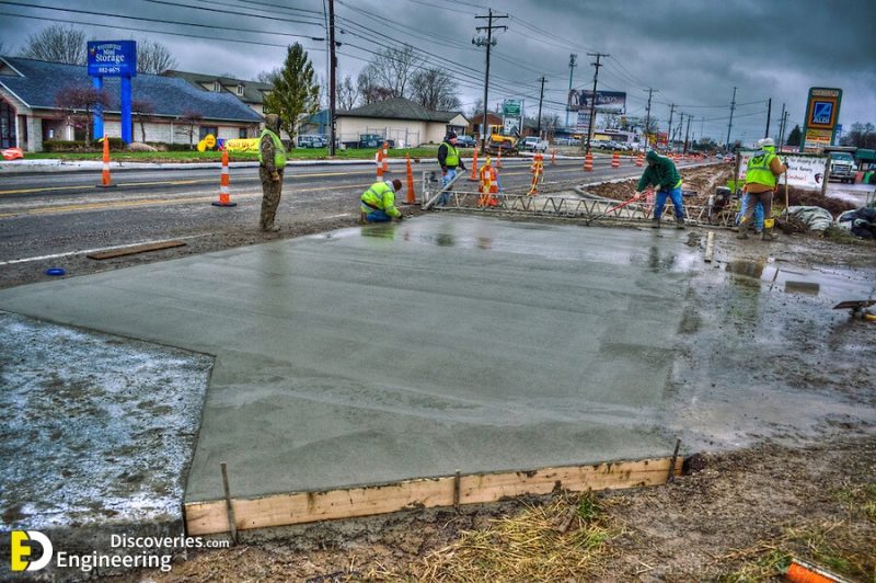 Concrete Pouring During The Rain Important Topic For Civil Engineer