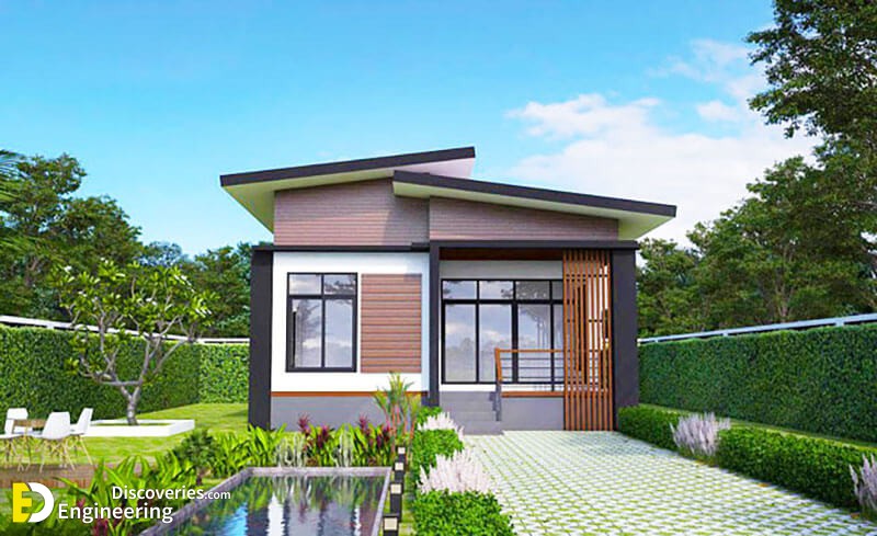 Featured image of post Front Design Of House In Small Budget Single Floor - Low cost architect designed drawings of houses 2 bedroom house plans drawings small one single story house plans small luxury houses 2 bedroom 2 a stone covered small two bedroom house plan with front, side, and rear connecting porches, which can be accessed from any of the main.