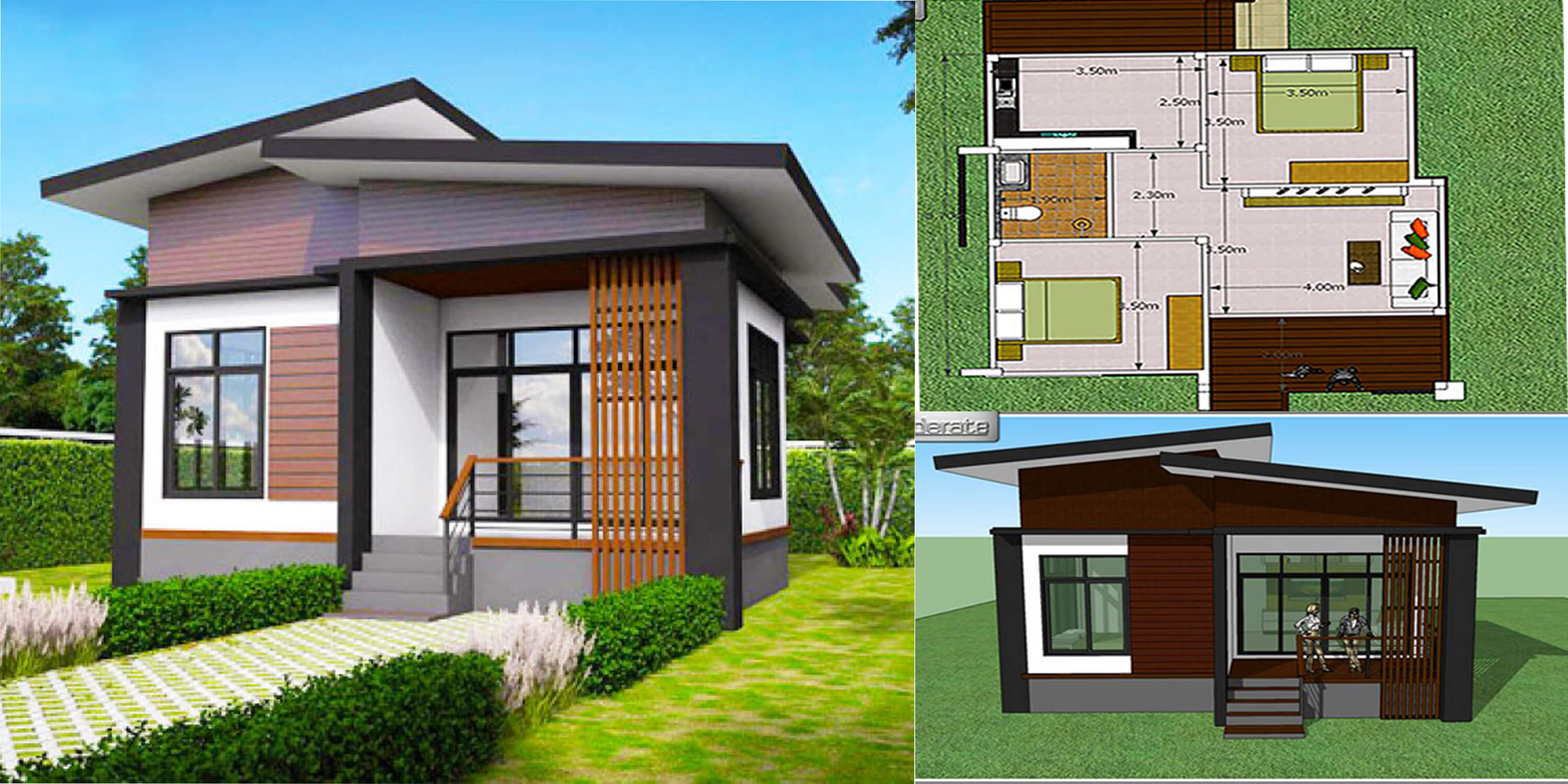 One Storey Modern House Design