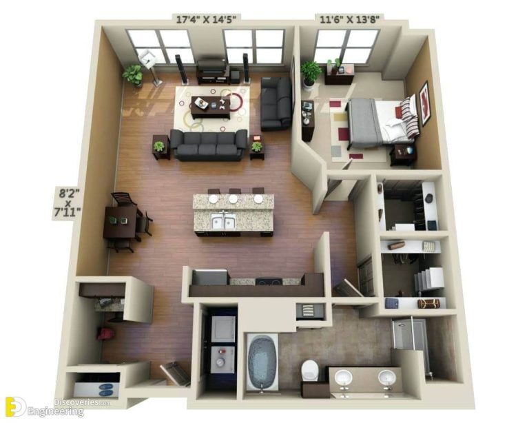 30 Modern 3D Floor Plans Help You To Make Your Dream Home | Engineering ...