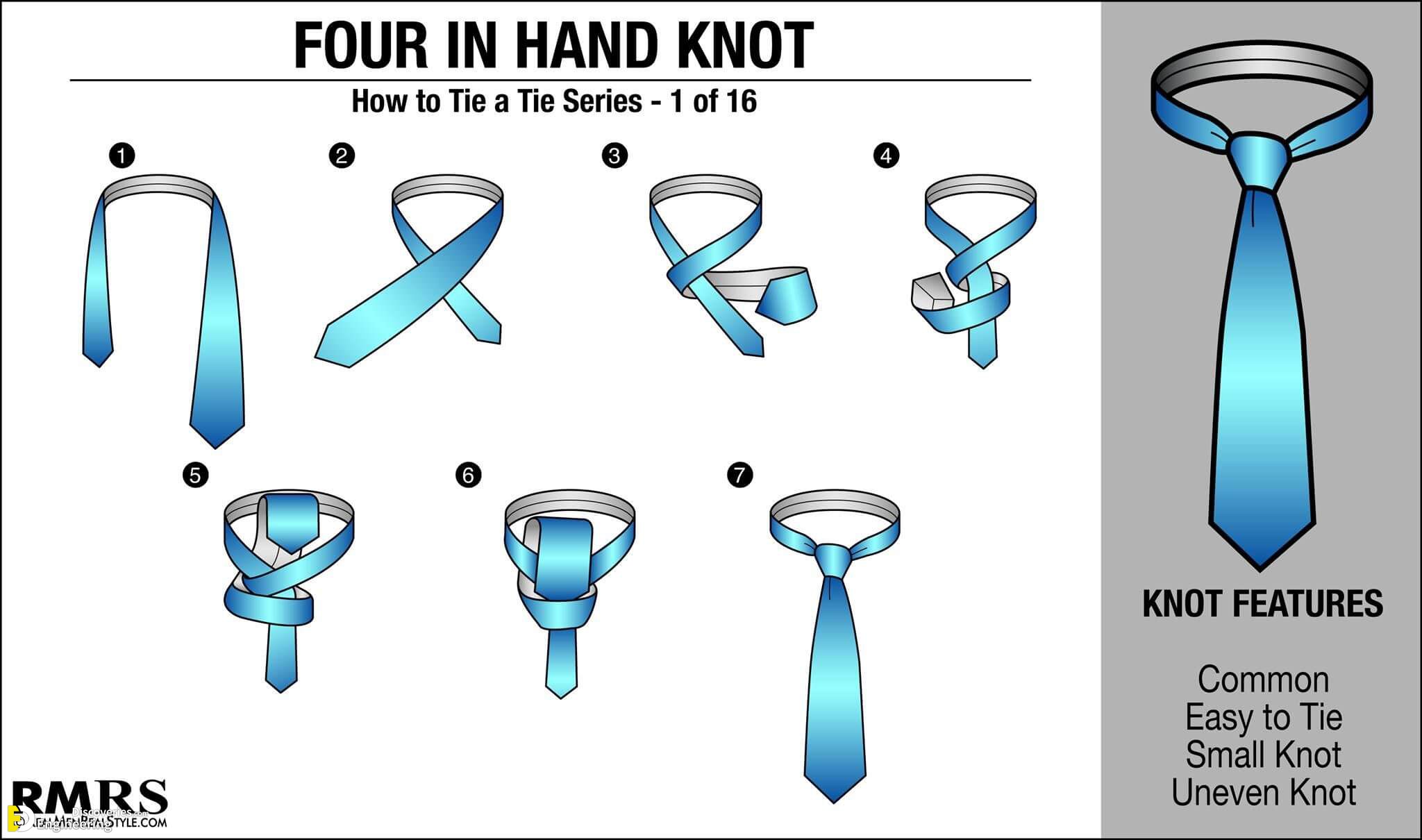 17 Different Stunning Ways To Tie A Tie Knot Step By Step | Engineering ...